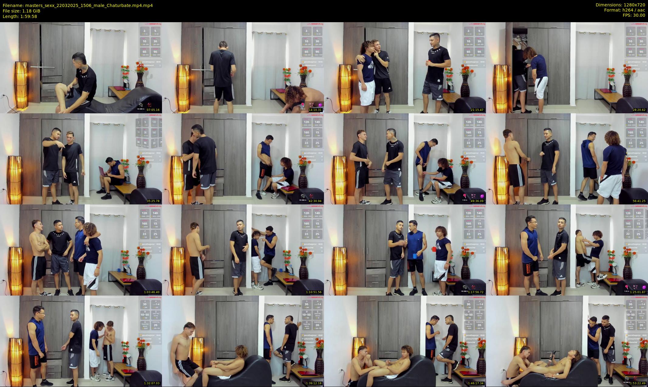 masters_sexx — 120 minute Chaturbate male cam show recording, 720p, Mar 22, 2025