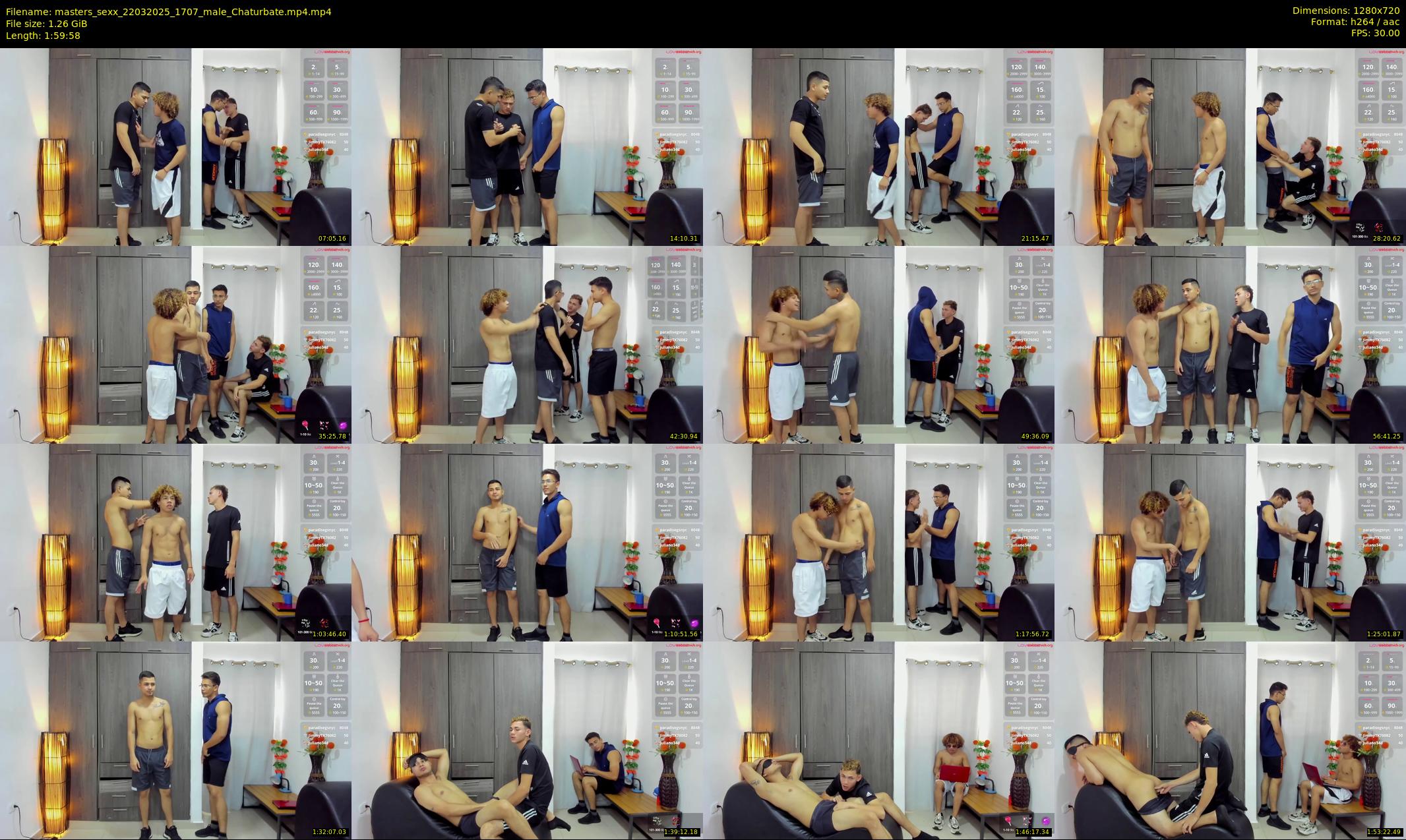masters_sexx — 120 minute Chaturbate male cam show recording, 720p, Mar 22, 2025