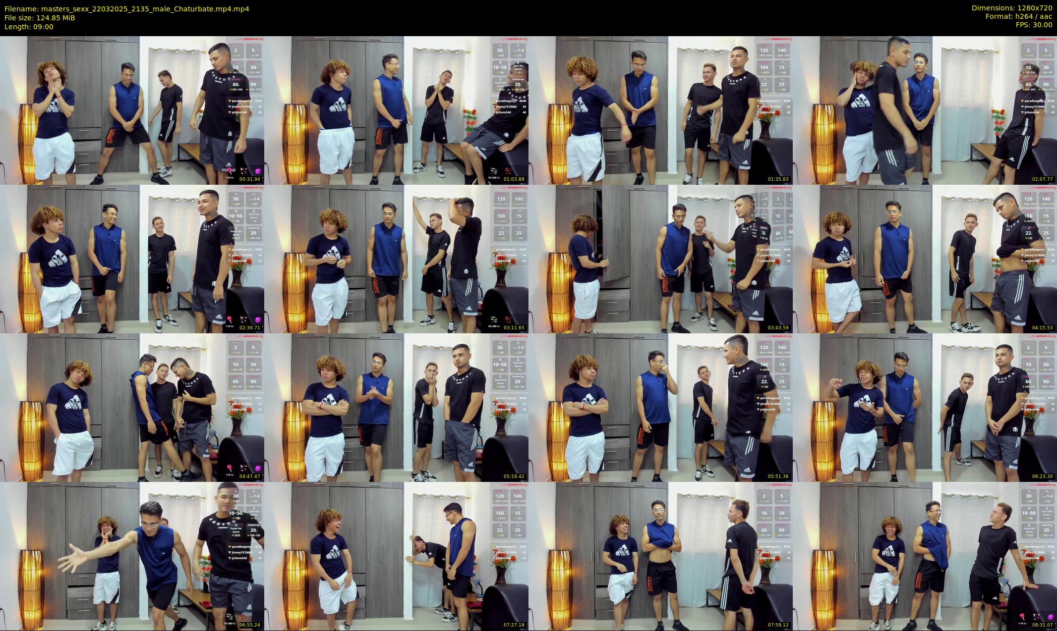 masters_sexx — 9 minute Chaturbate male cam show recording, 720p, Mar 22, 2025
