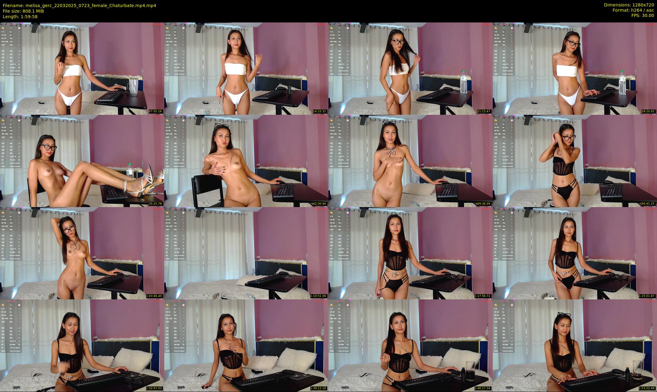 melisa_gerc — 120 minute Chaturbate female cam show recording, 720p, Mar 22, 2025