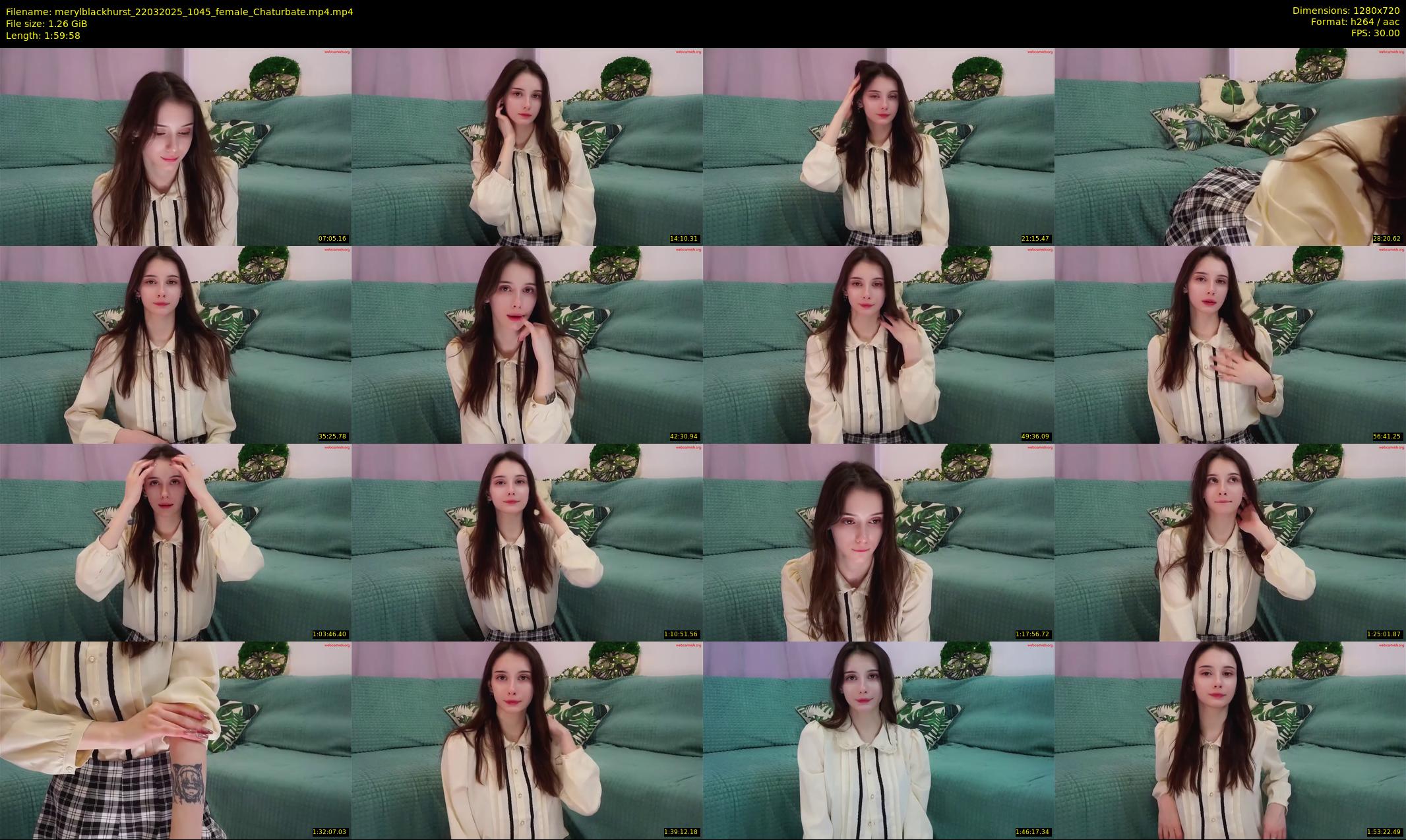 merylblackhurst — 120 minute Chaturbate female cam show recording, 720p, Mar 22, 2025