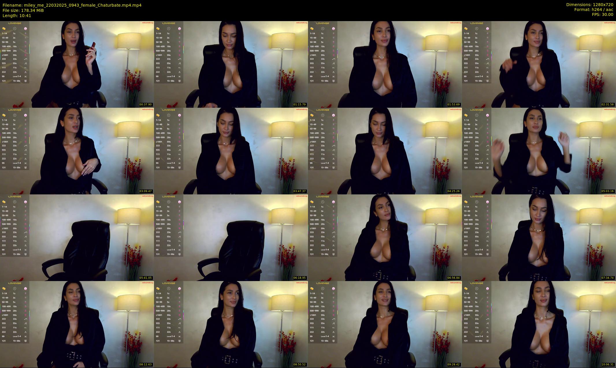 miley_me — 11 minute Chaturbate female cam show recording, 720p, Mar 22, 2025