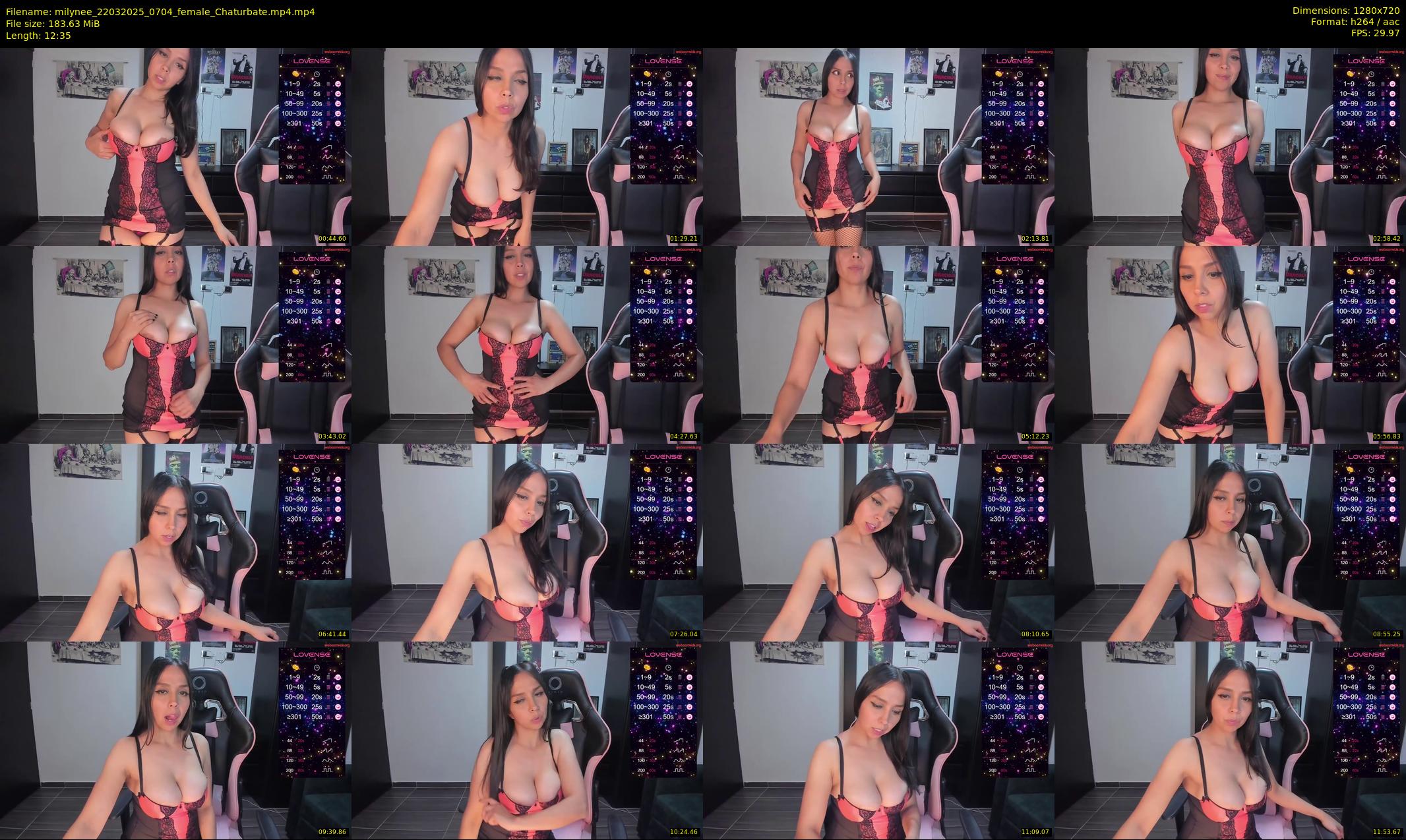 milynee — 13 minute Chaturbate female cam show recording, 720p, Mar 22, 2025