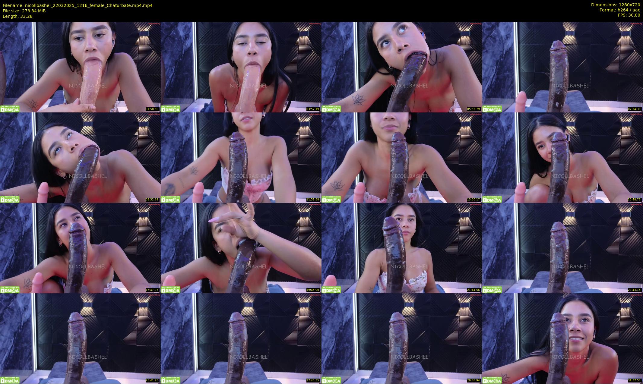 nicollbashel — 34 minute Chaturbate female cam show recording, 720p, Mar 22, 2025