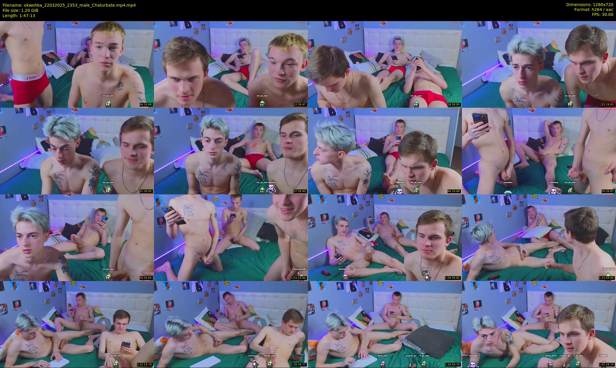 okwohka — 108 minute Chaturbate couple cam show recording, 720p, Mar 22, 2025