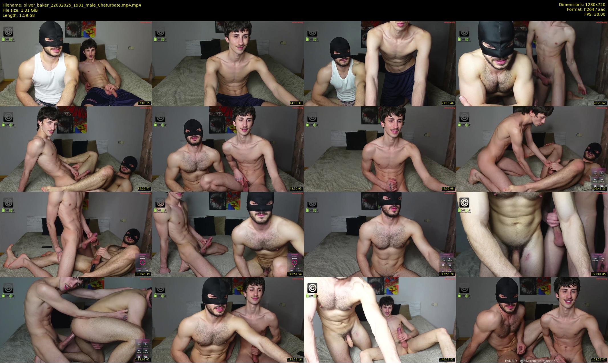 oliver_baker — 120 minute Chaturbate male cam show recording, 720p, Mar 22, 2025