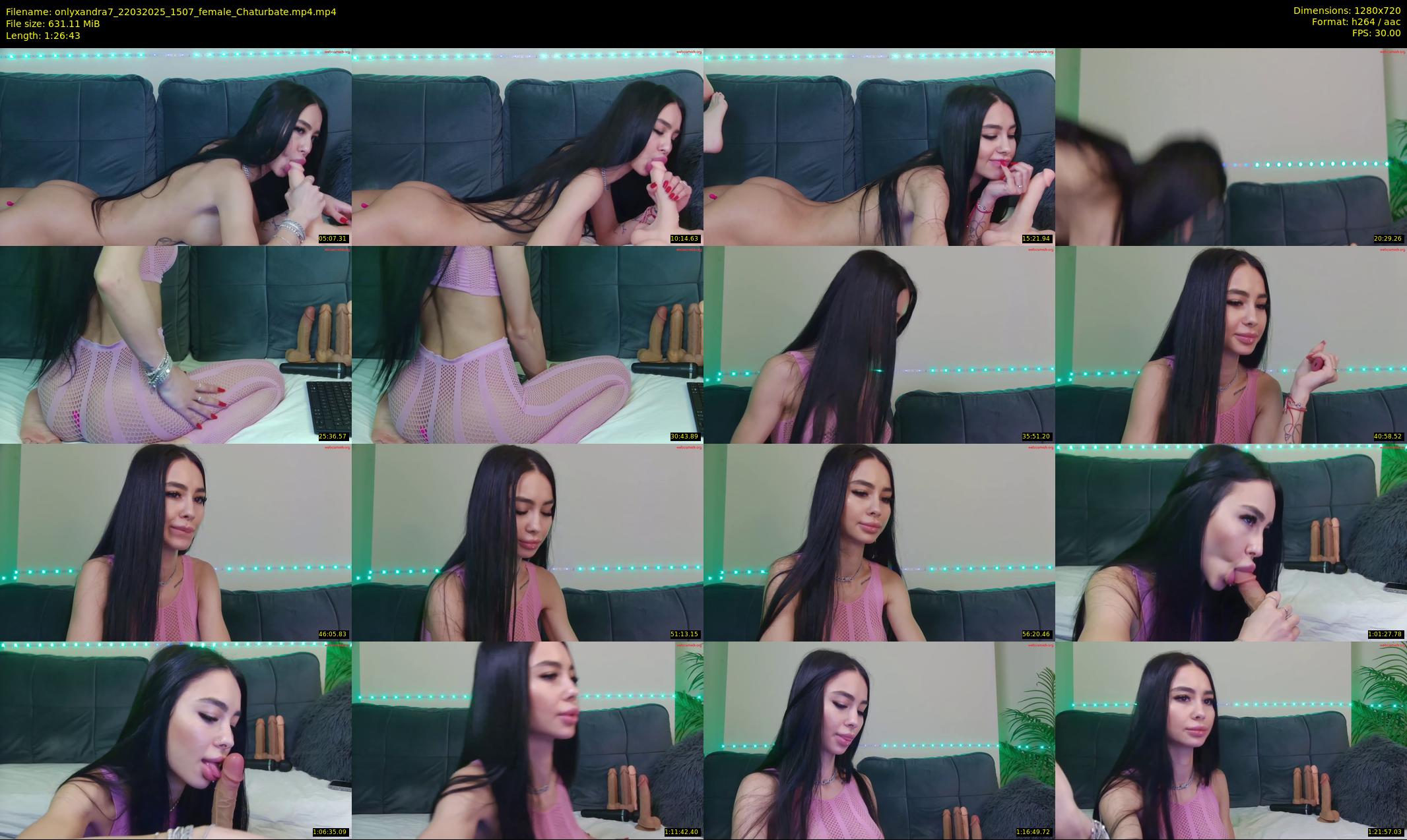 onlyxandra7 — 87 minute Chaturbate female cam show recording, 720p, Mar 22, 2025