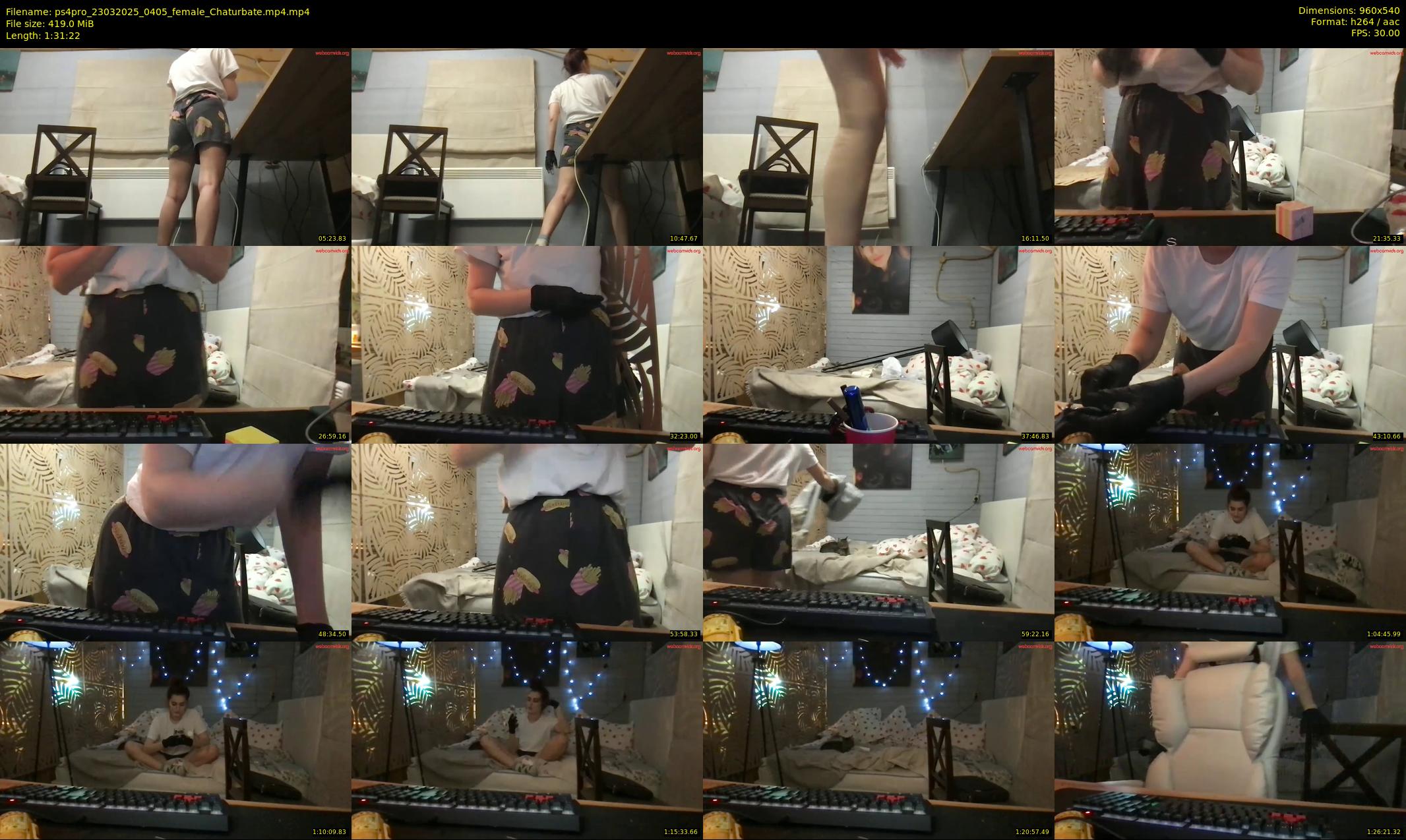 ps4pro — 92 minute Chaturbate female cam show recording, 480p, Mar 23, 2025
