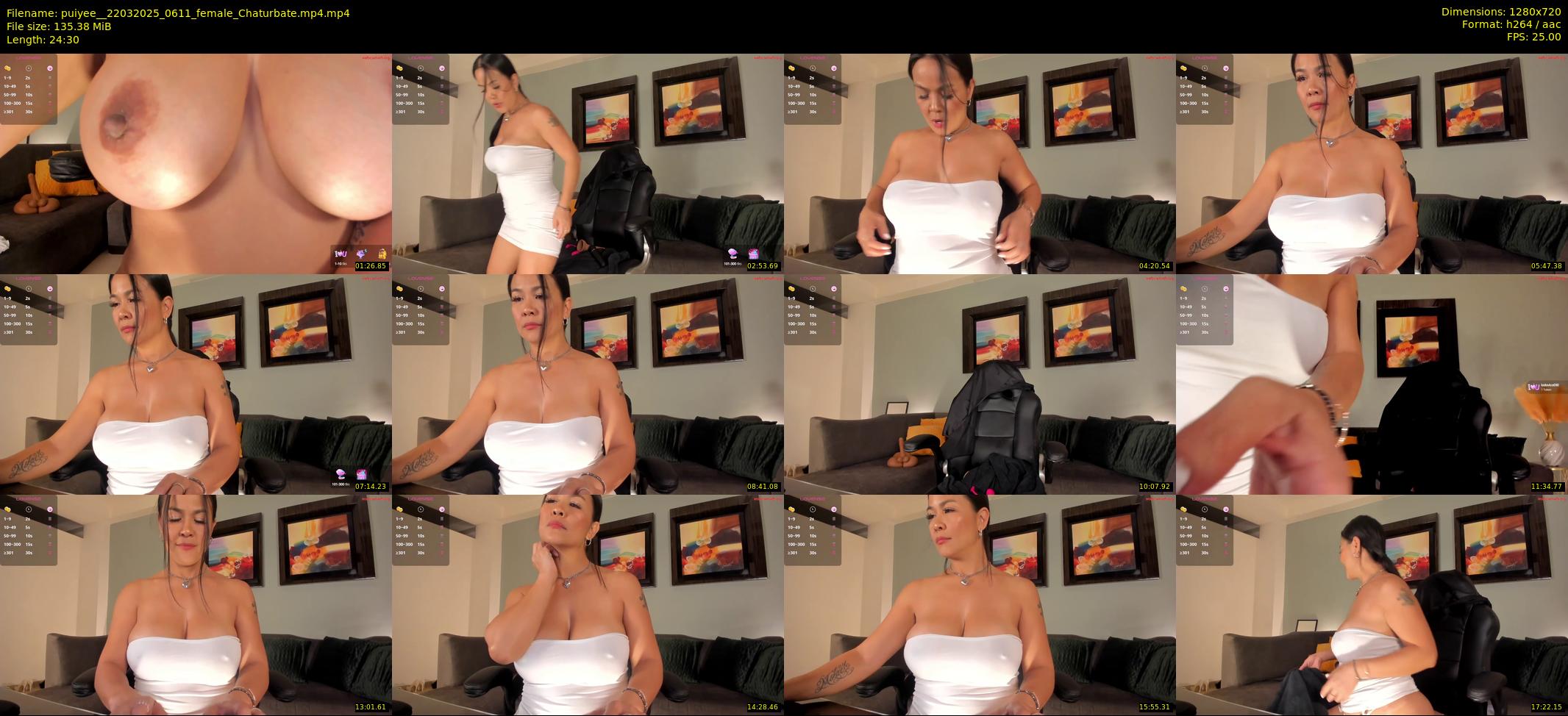 puiyee_ — 25 minute Chaturbate female cam show recording, 720p, Mar 22, 2025
