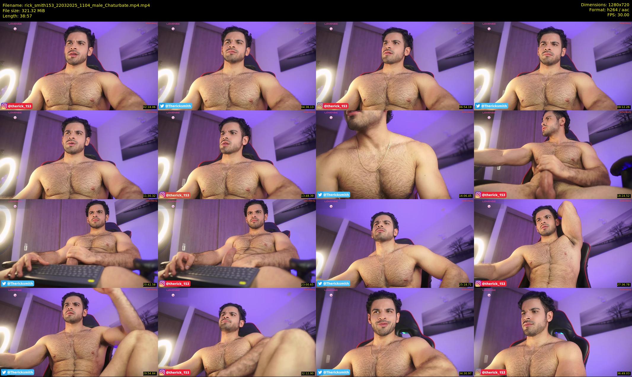 rick_smith153 — 39 minute Chaturbate male cam show recording, 720p, Mar 22, 2025