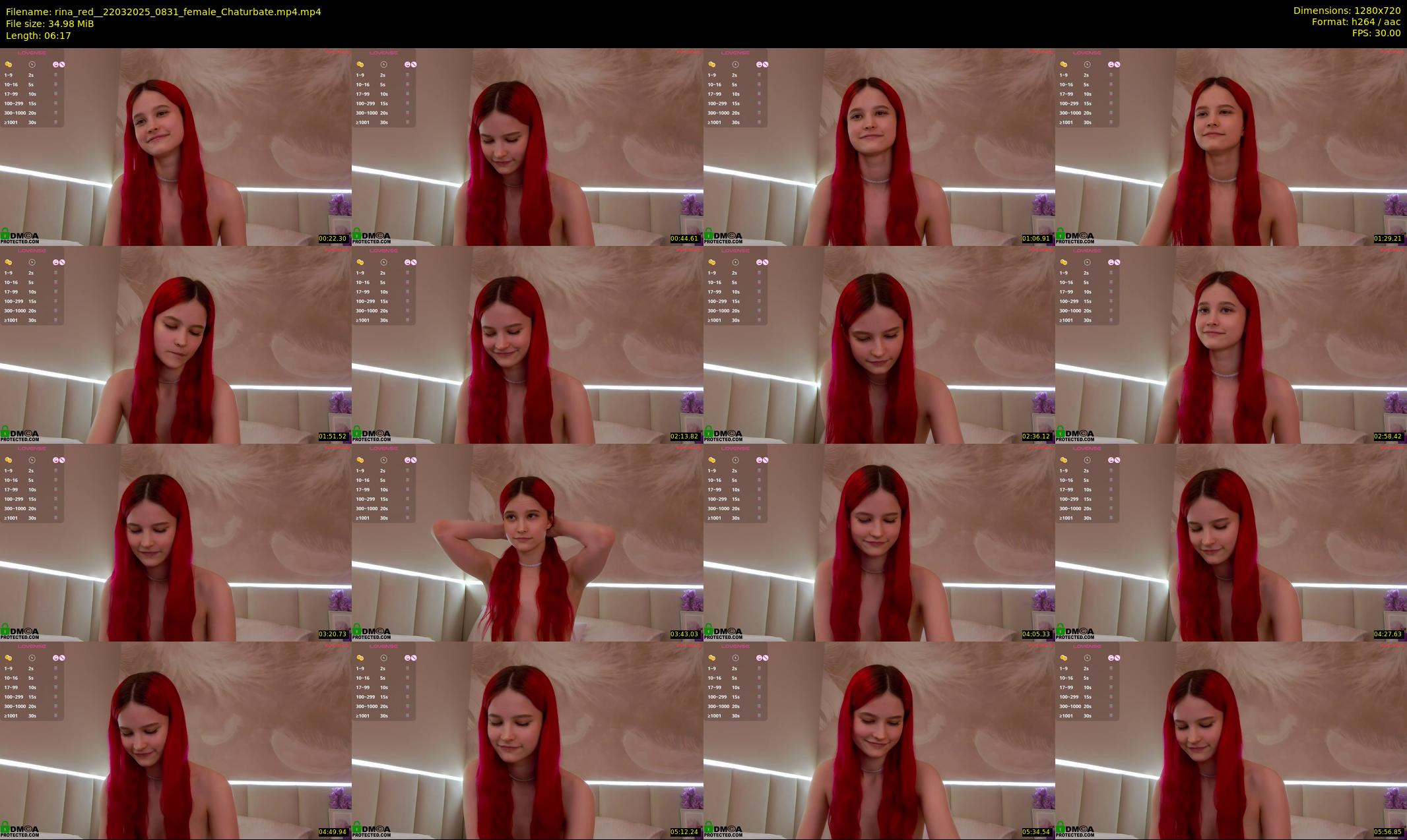 rina_red_ — 7 minute Chaturbate female cam show recording, 720p, Mar 22, 2025