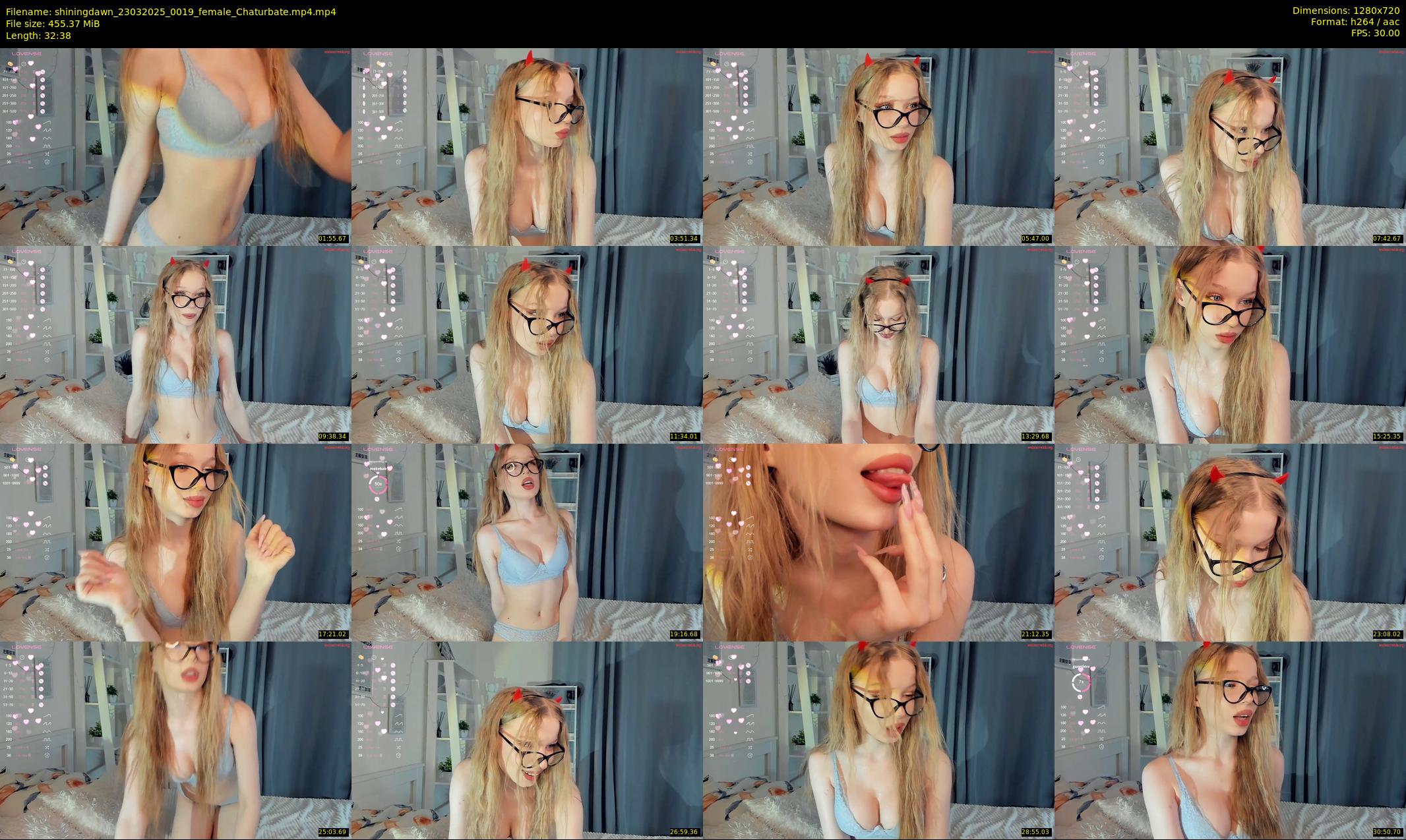 shiningdawn — 33 minute Chaturbate female cam show recording, 720p, Mar 23, 2025