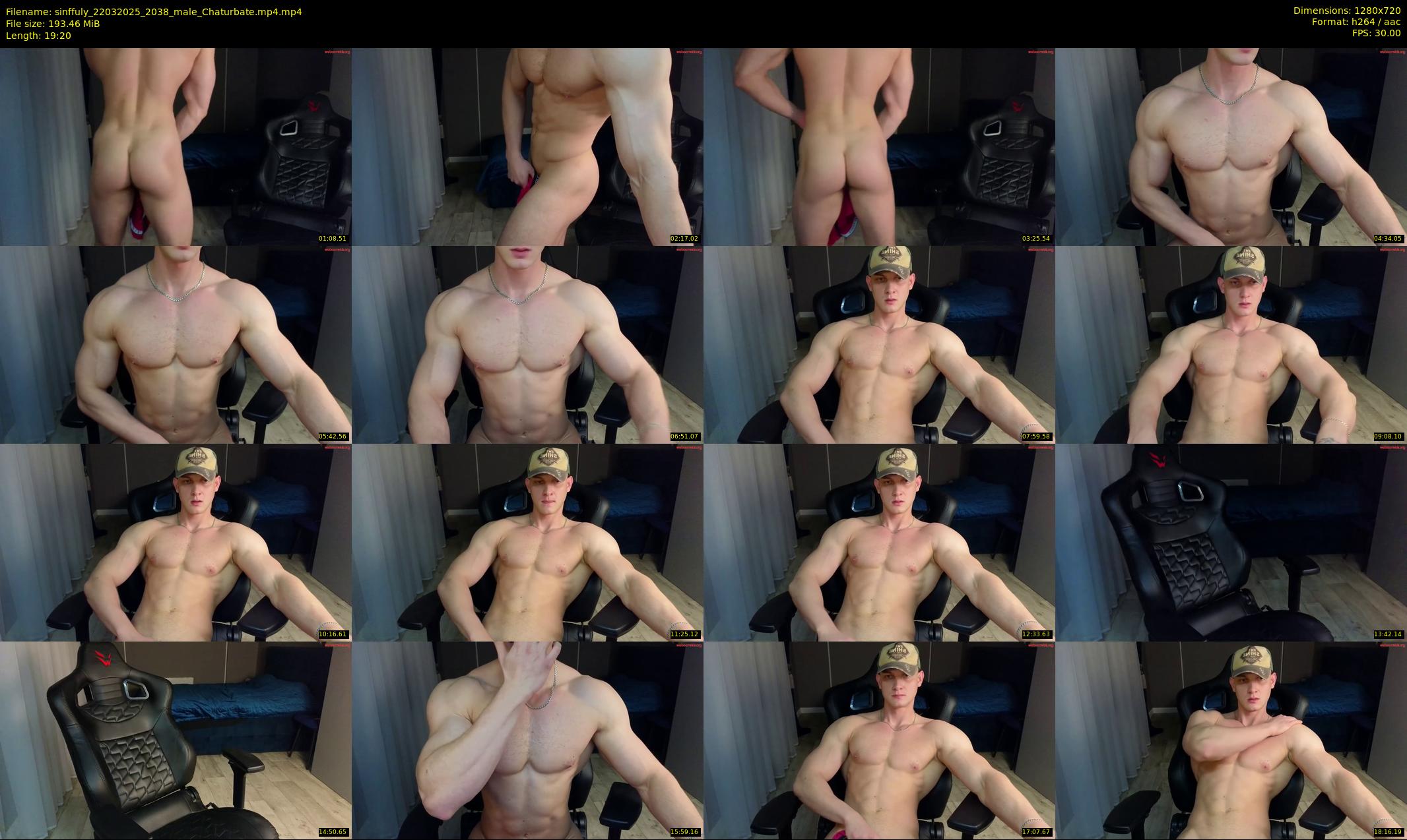 sinffuly — 20 minute Chaturbate male cam show recording, 720p, Mar 22, 2025