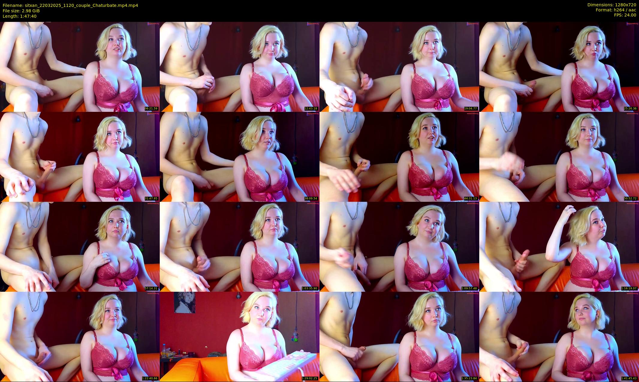 sitxan — 108 minute Chaturbate female cam show recording, 720p, Mar 22, 2025