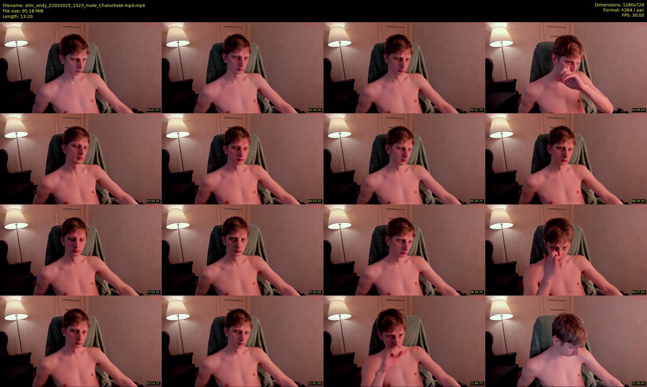 slim_andy — 14 minute Chaturbate male cam show recording, 720p, Mar 22, 2025