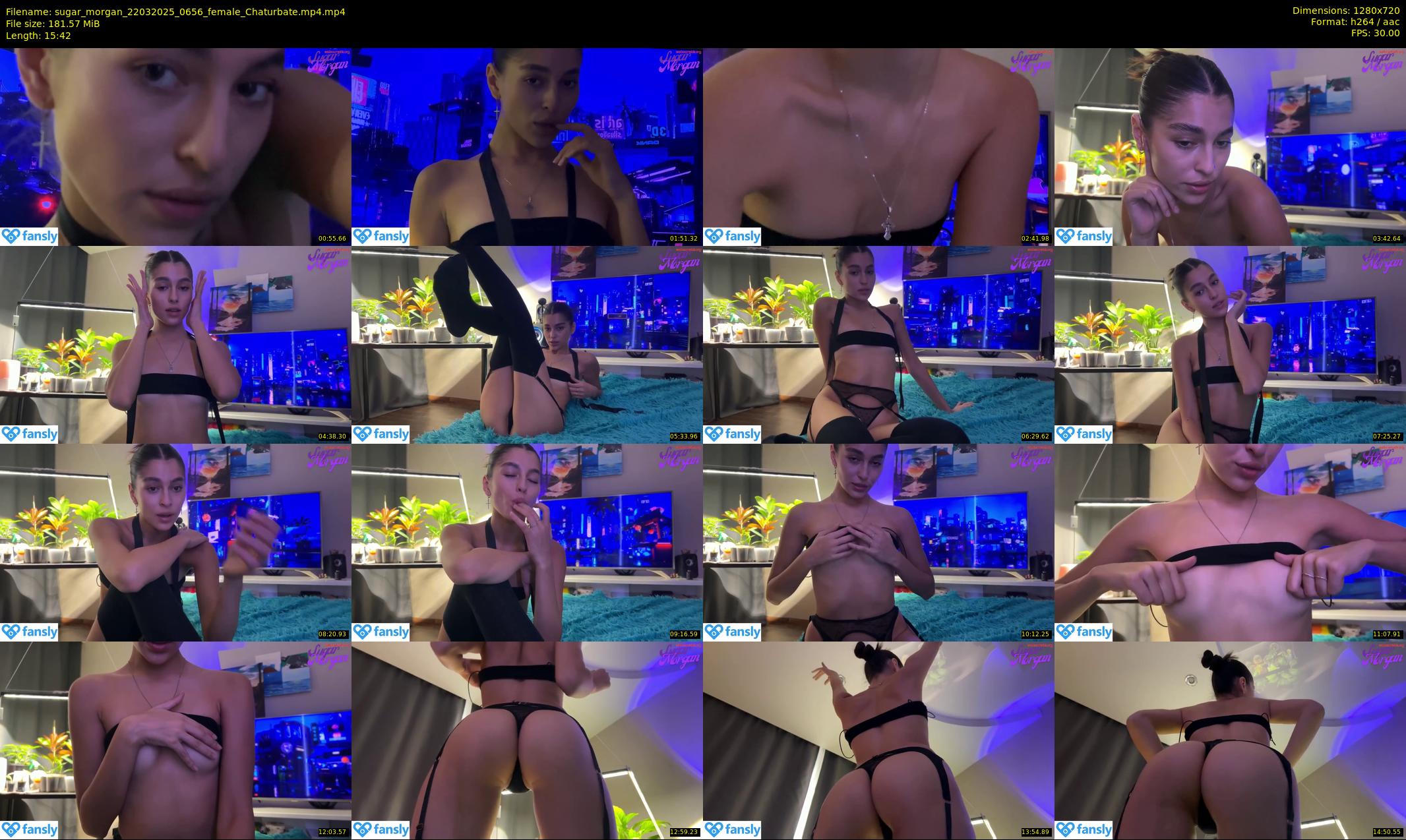 sugar_morgan — 16 minute Chaturbate female cam show recording, 720p, Mar 22, 2025