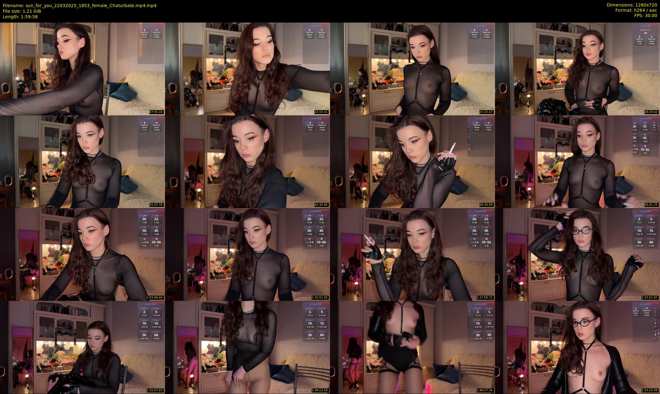 sun_for_you — 120 minute Chaturbate female cam show recording, 720p, Mar 22, 2025