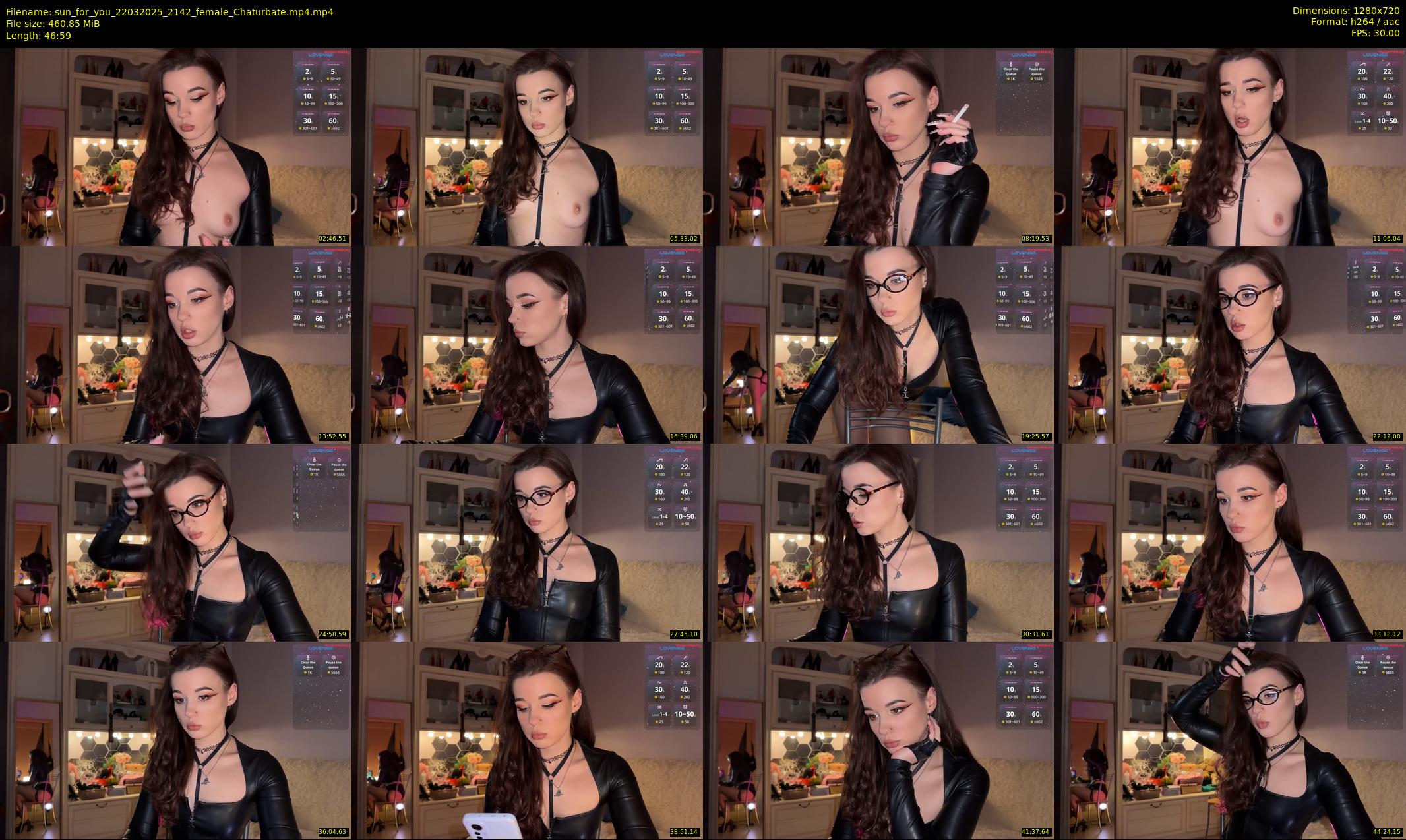 sun_for_you — 47 minute Chaturbate female cam show recording, 720p, Mar 22, 2025