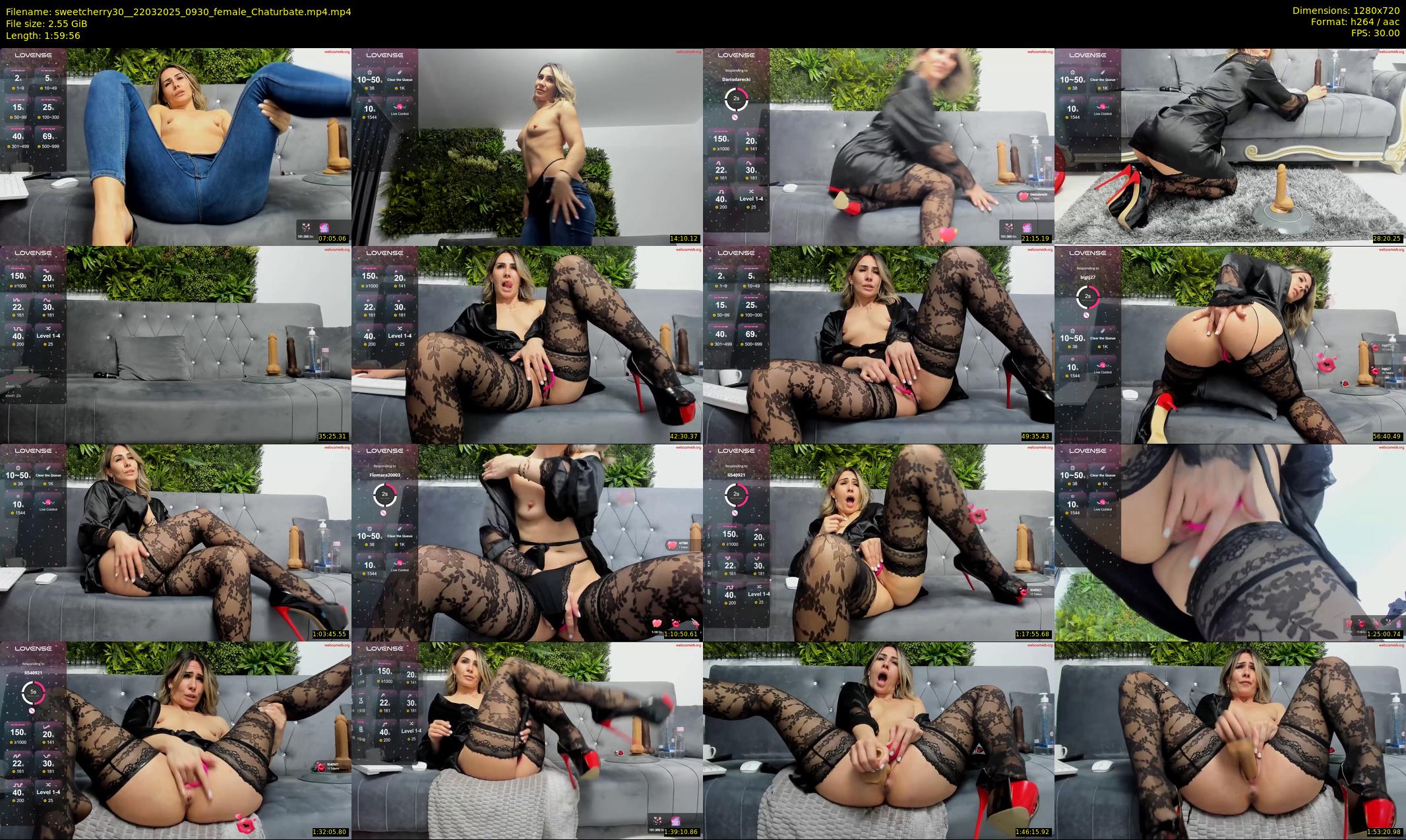 sweetcherry30_ — 120 minute Chaturbate female cam show recording, 720p, Mar 22, 2025