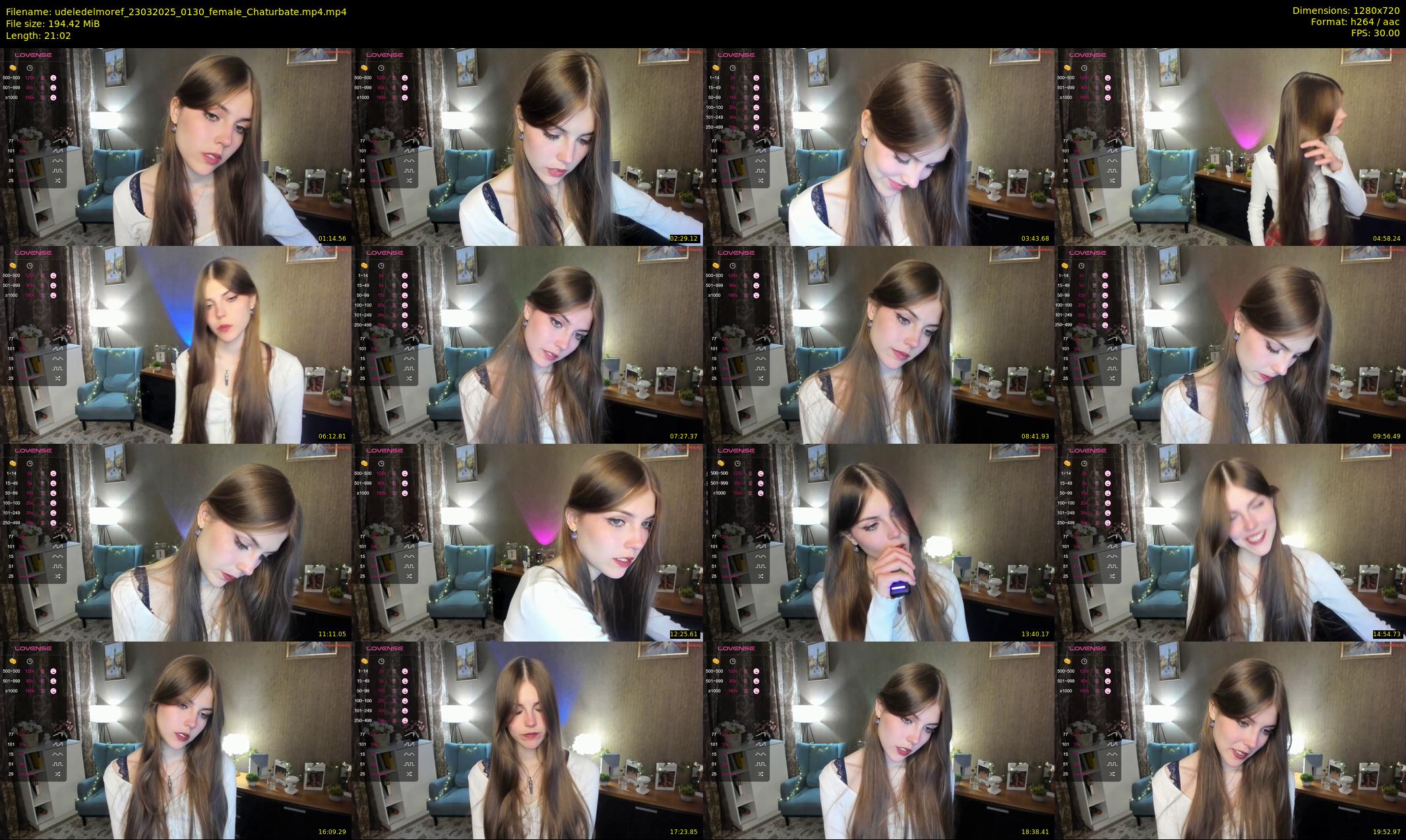 udeledelmoref — 22 minute Chaturbate female cam show recording, 720p, Mar 23, 2025