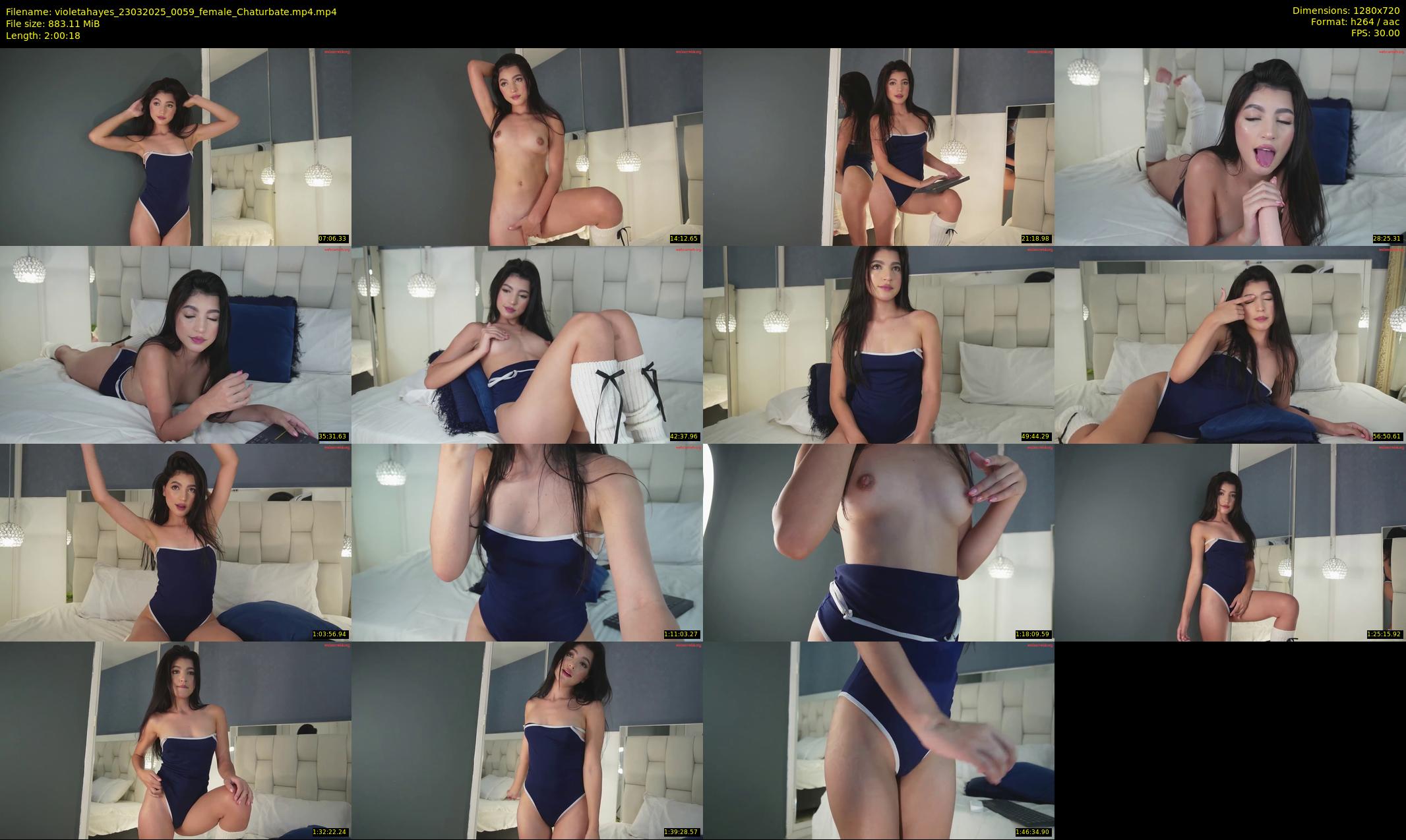 violetahayes — 121 minute Chaturbate female cam show recording, 720p, Mar 23, 2025