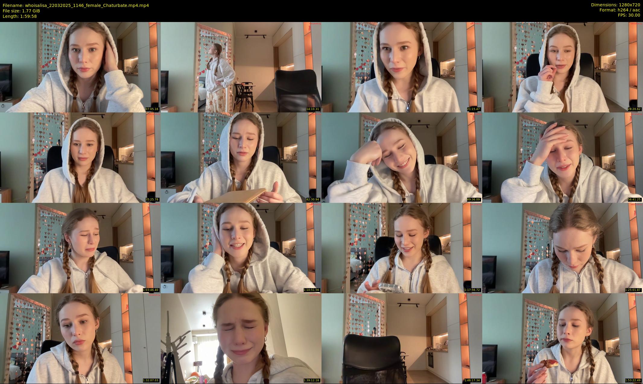 whoisalisa — 120 minute Chaturbate female cam show recording, 720p, Mar 22, 2025