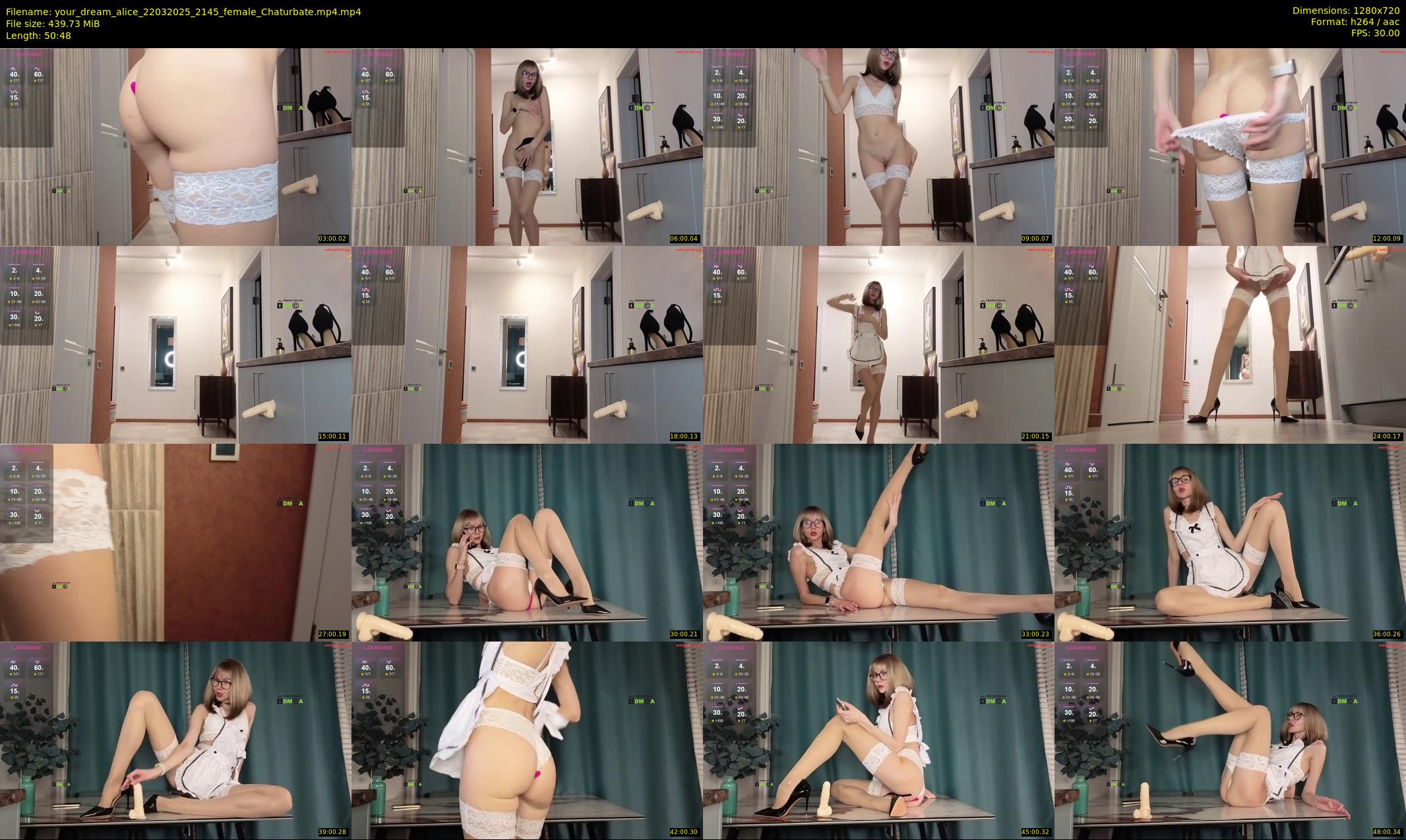 your_dream_alice — 51 minute Chaturbate female cam show recording, 720p, Mar 22, 2025