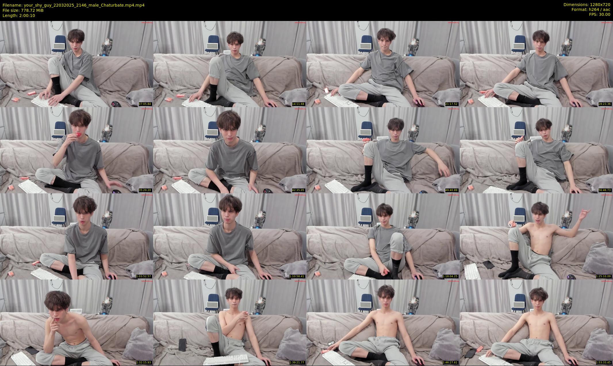your_shy_guy — 121 minute Chaturbate male cam show recording, 720p, Mar 22, 2025