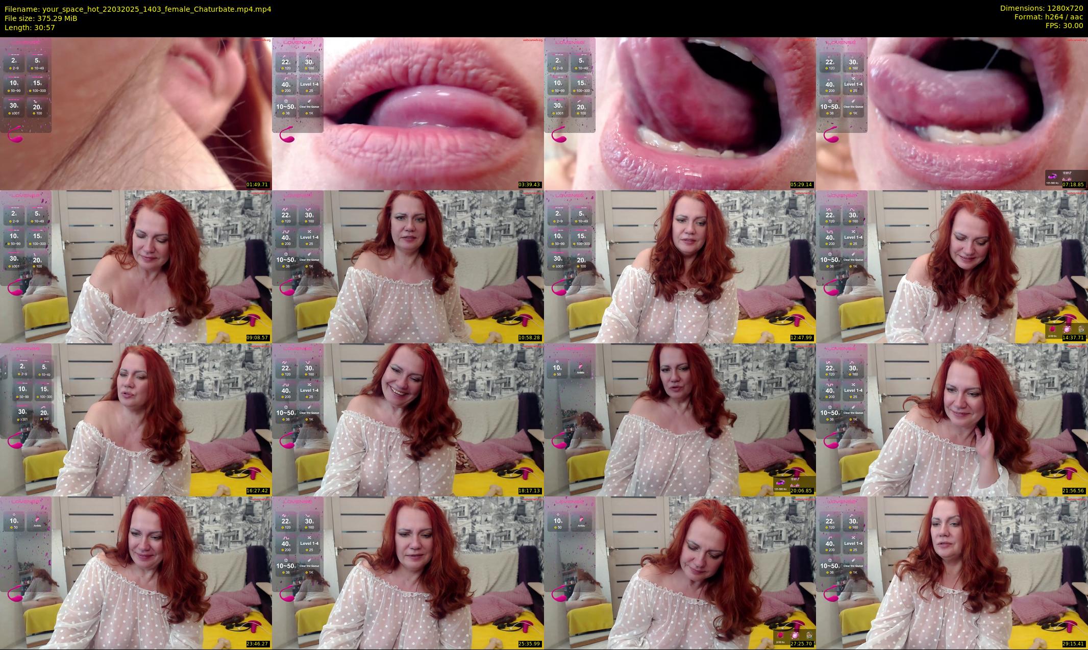 your_space_hot — 31 minute Chaturbate female cam show recording, 720p, Mar 22, 2025