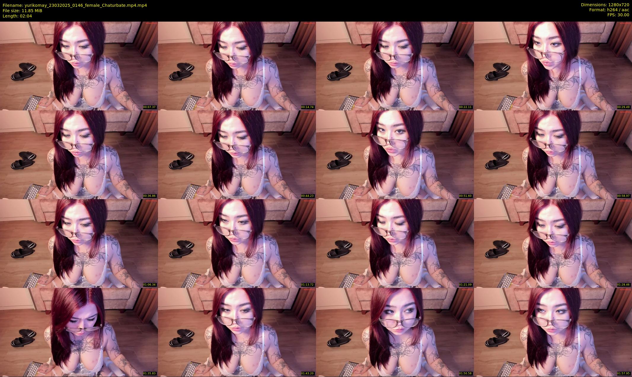 yurikomay — 3 minute Chaturbate female cam show recording, 720p, Mar 23, 2025