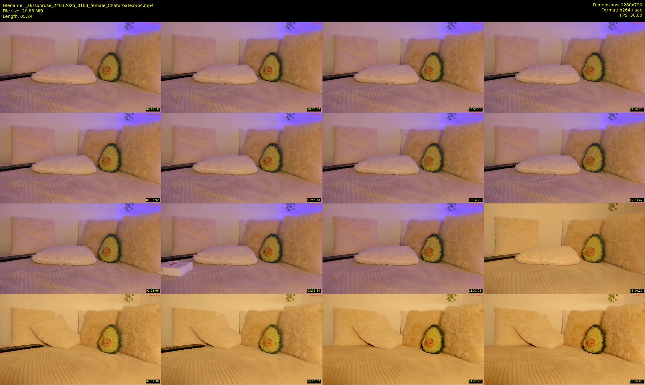 _alissonrose — 6 minute Chaturbate female cam show recording, 720p, Mar 24, 2025