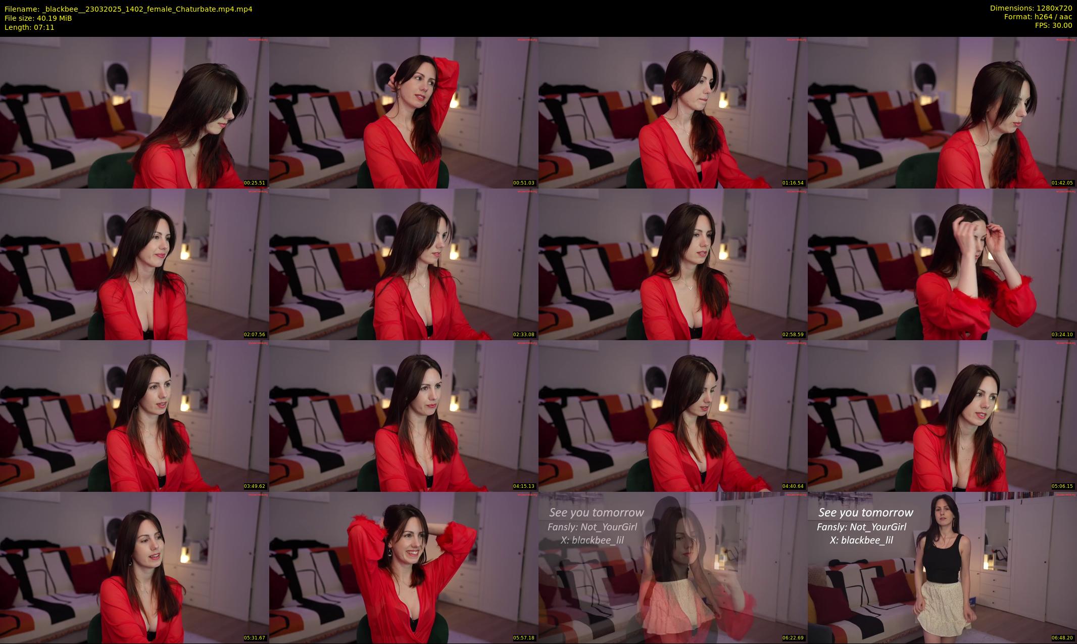 _blackbee_ — 8 minute Chaturbate female cam show recording, 720p, Mar 23, 2025