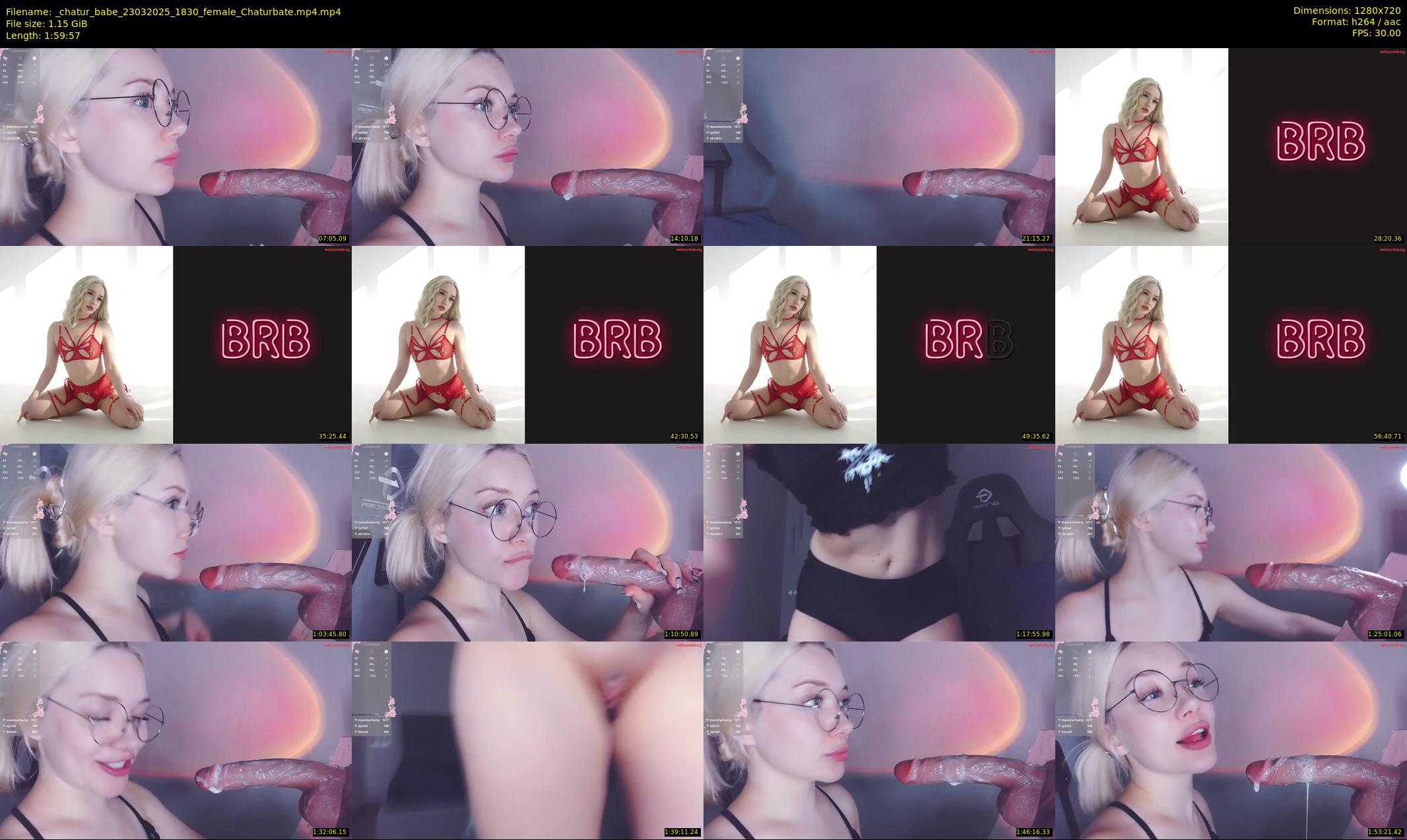 _chatur_babe — 120 minute Chaturbate female cam show recording, 720p, Mar 23, 2025