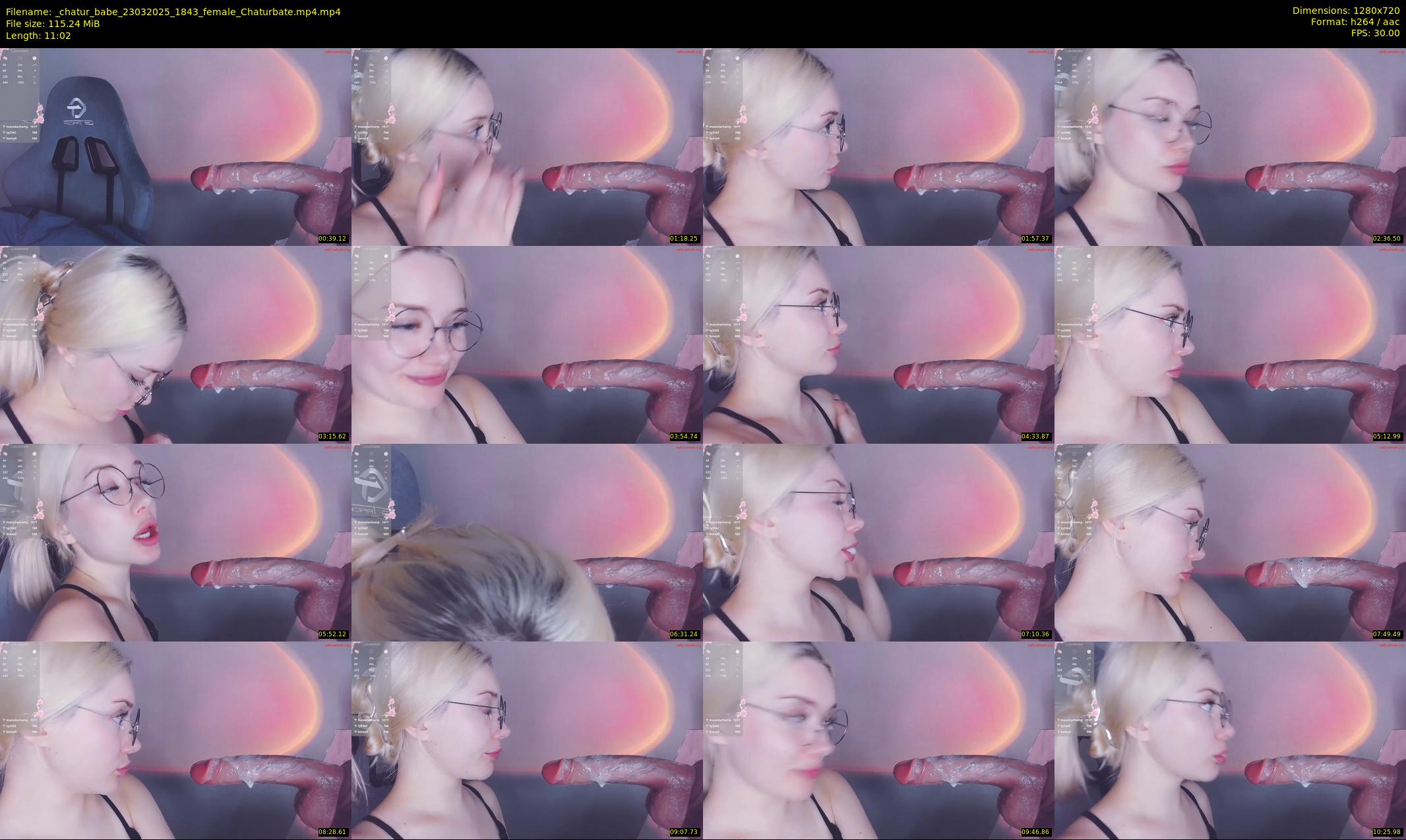 _chatur_babe — 12 minute Chaturbate female cam show recording, 720p, Mar 23, 2025