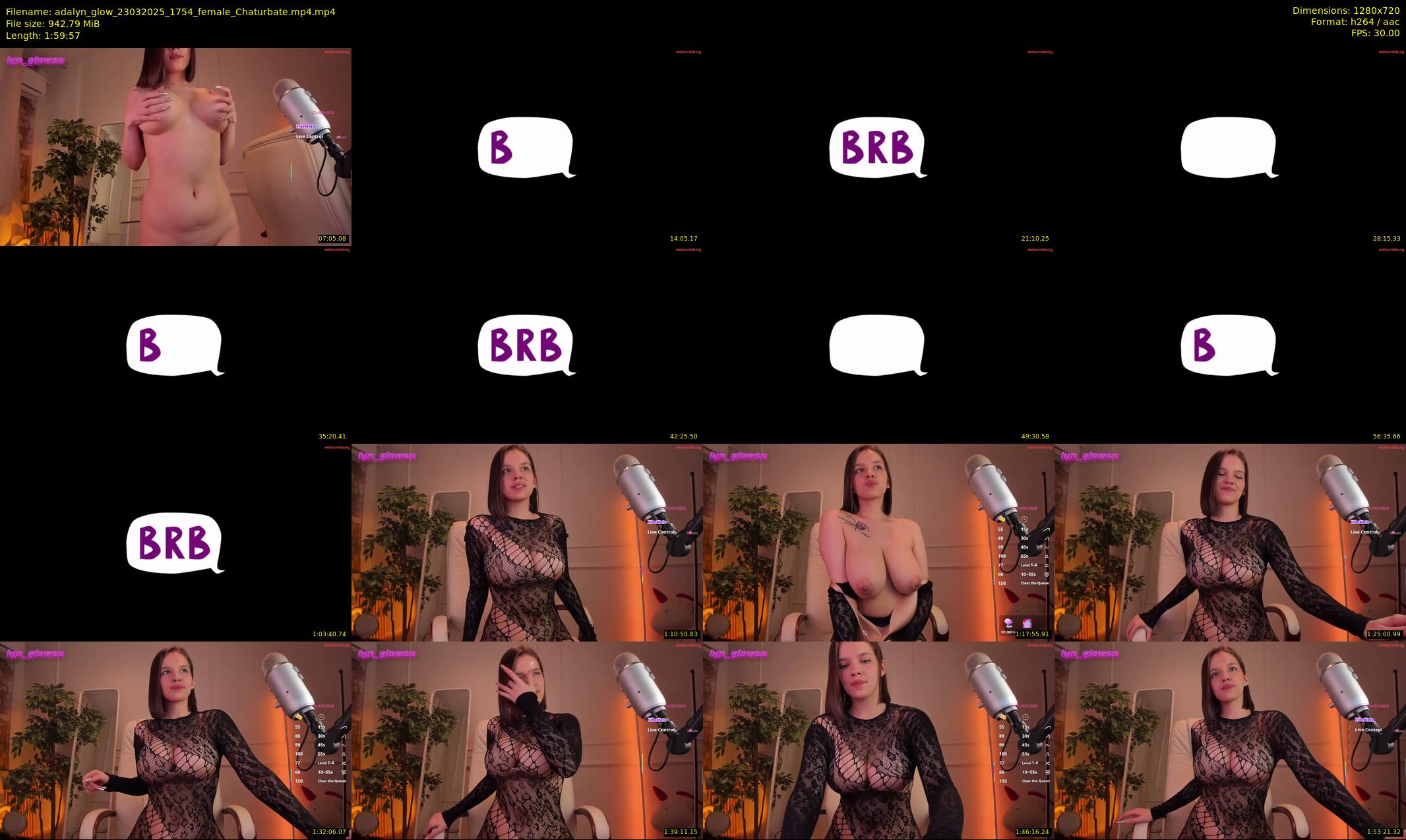 adalyn_glow — 120 minute Chaturbate female cam show recording, 720p, Mar 23, 2025
