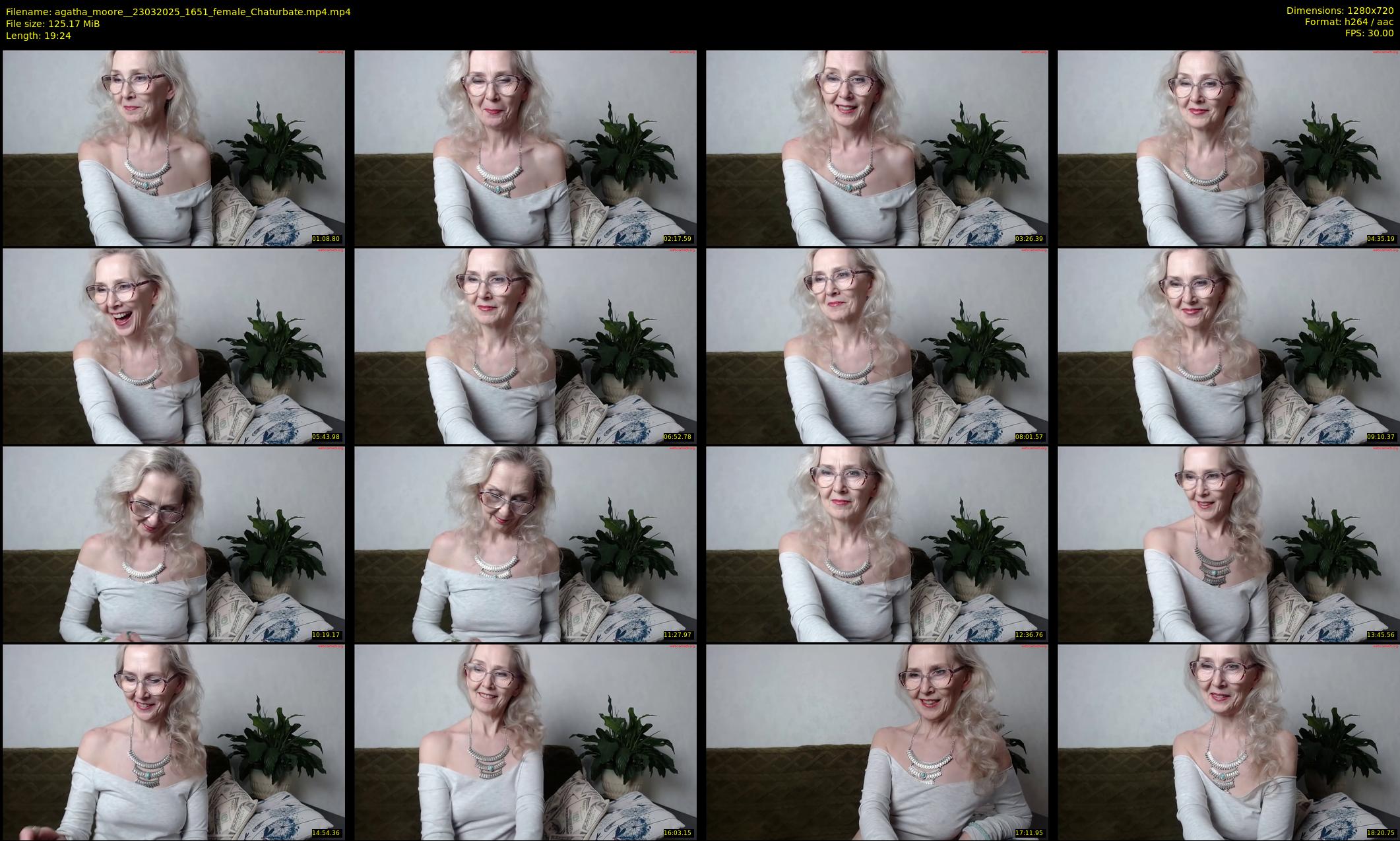 agatha_moore_ — 20 minute Chaturbate female cam show recording, 720p, Mar 23, 2025