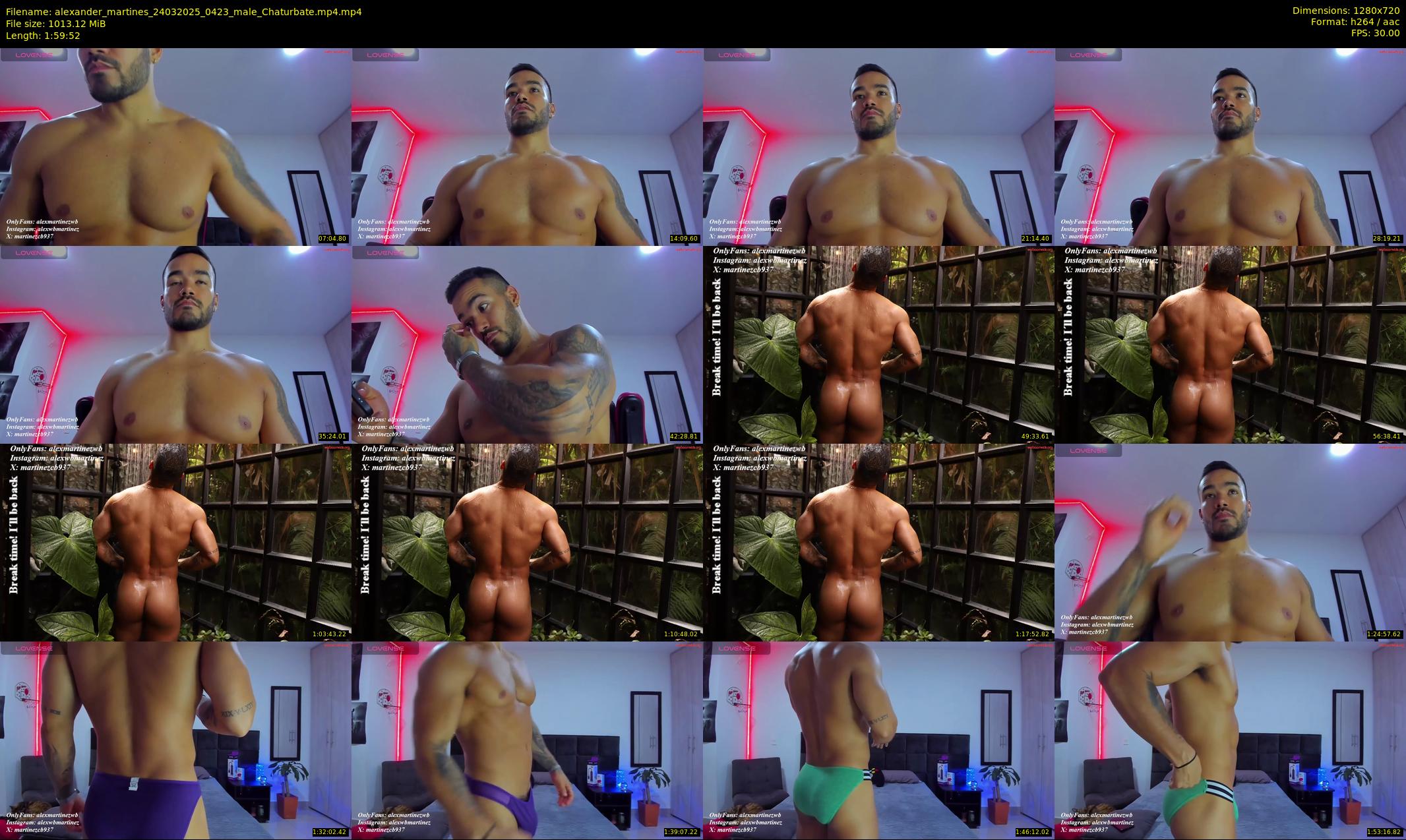 alexander_martines — 120 minute Chaturbate male cam show recording, 720p, Mar 24, 2025