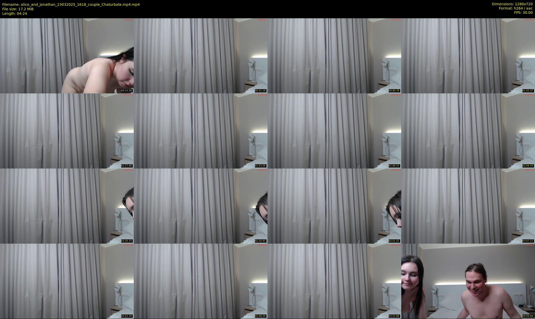 alice_and_jonathan — 5 minute Chaturbate couple cam show recording, 720p, Mar 23, 2025