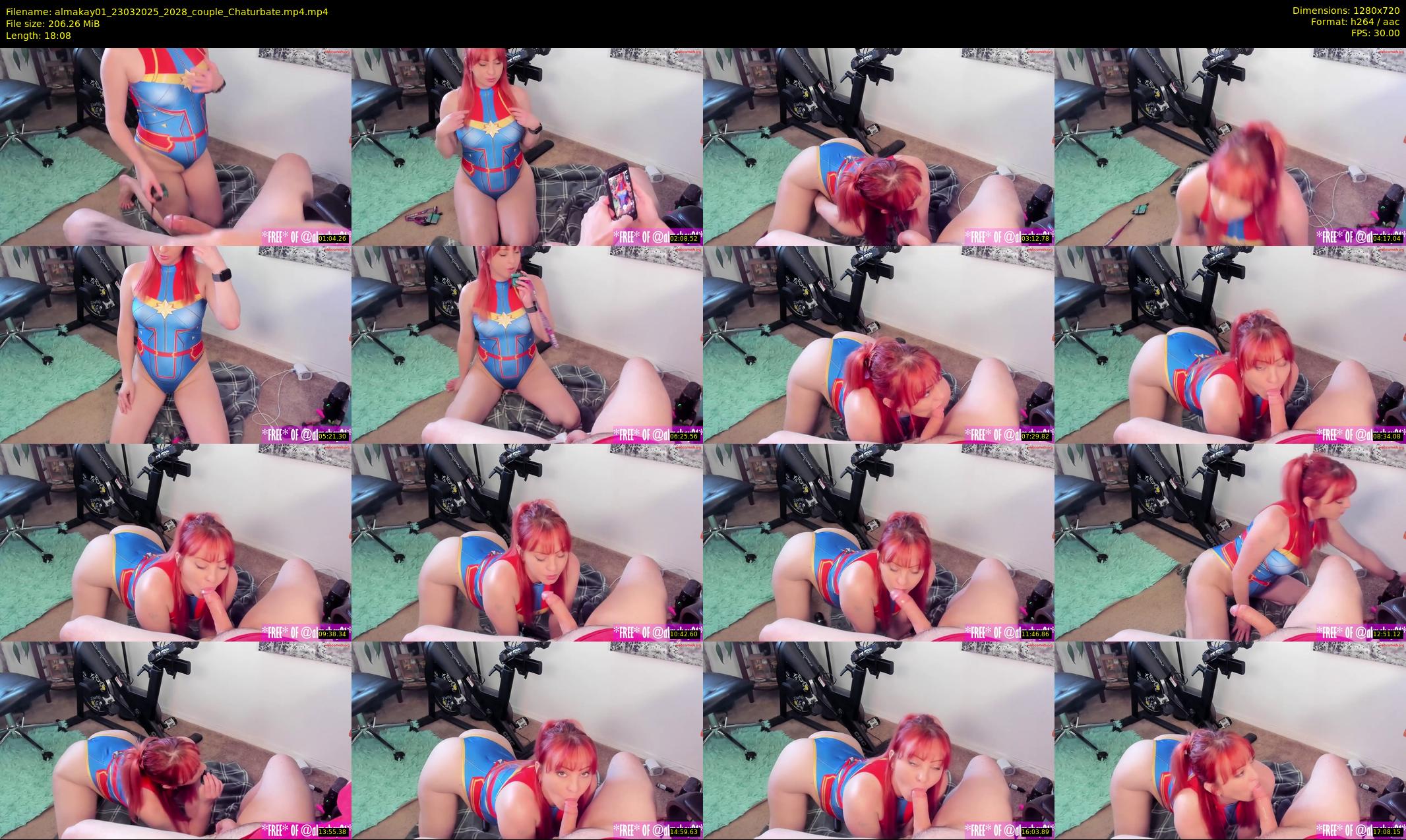 almakay01 — 19 minute Chaturbate couple cam show recording, 720p, Mar 23, 2025