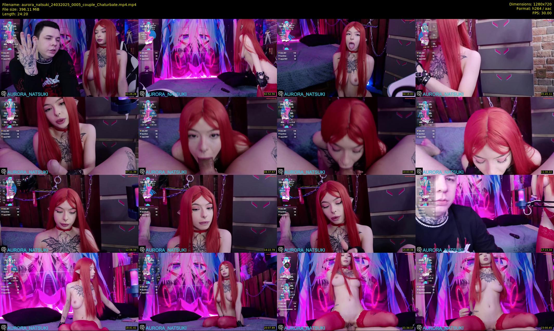 aurora_natsuki — 25 minute Chaturbate couple cam show recording, 720p, Mar 24, 2025