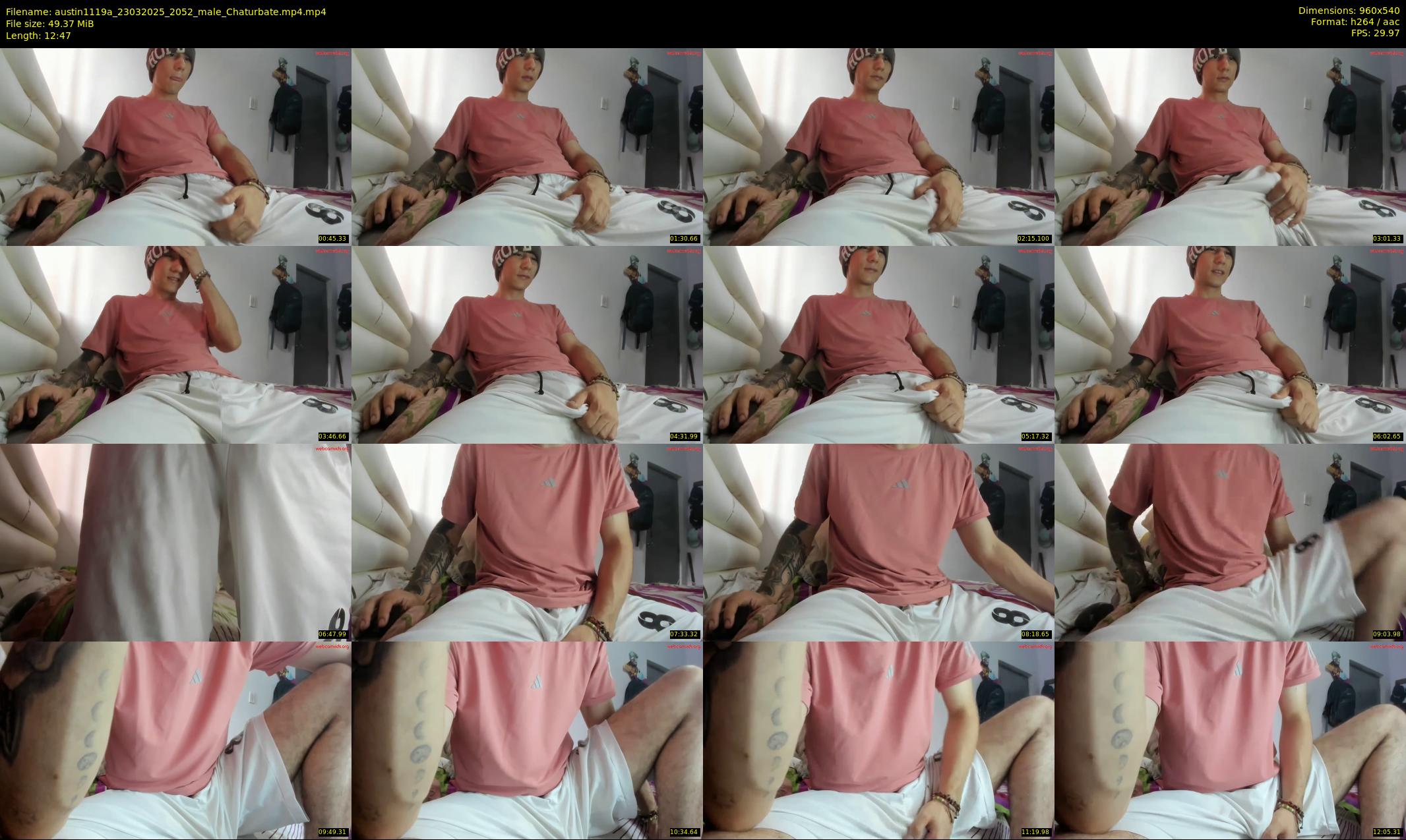 austin1119a — 13 minute Chaturbate male cam show recording, 480p, Mar 23, 2025