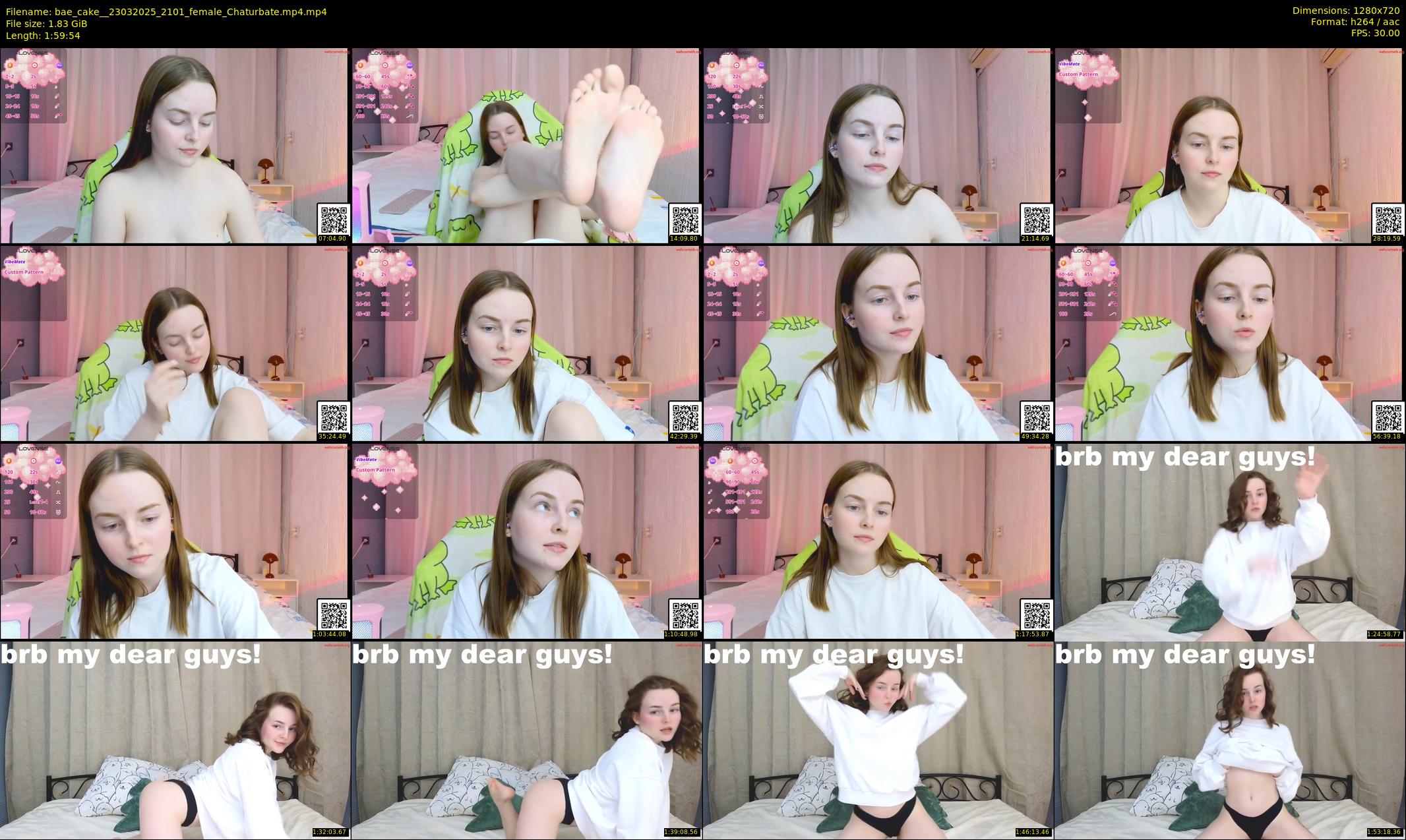 bae_cake_ — 120 minute Chaturbate female cam show recording, 720p, Mar 23, 2025