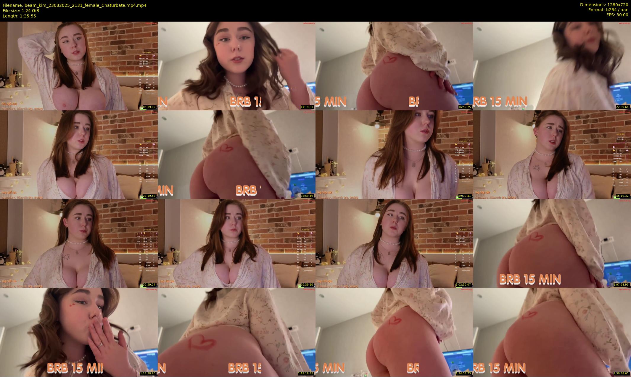beam_kim — 96 minute Chaturbate female cam show recording, 720p, Mar 23, 2025