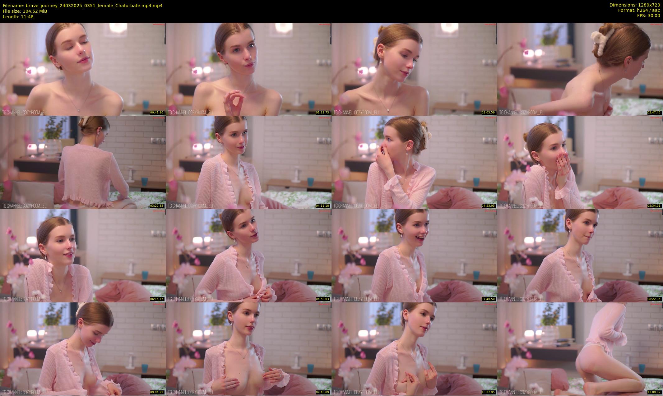 brave_journey — 12 minute Chaturbate female cam show recording, 720p, Mar 24, 2025
