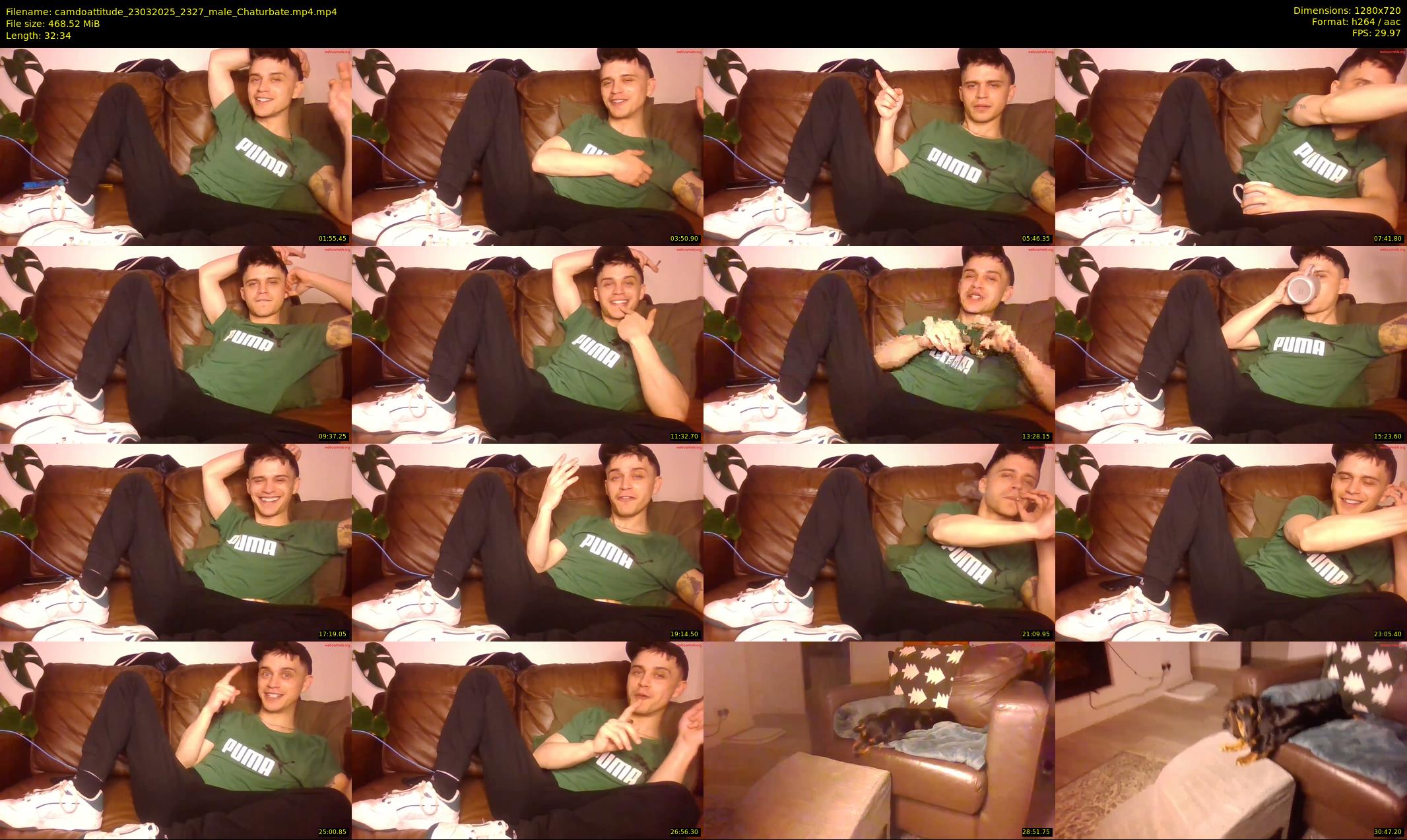 camdoattitude — 33 minute Chaturbate male cam show recording, 720p, Mar 23, 2025