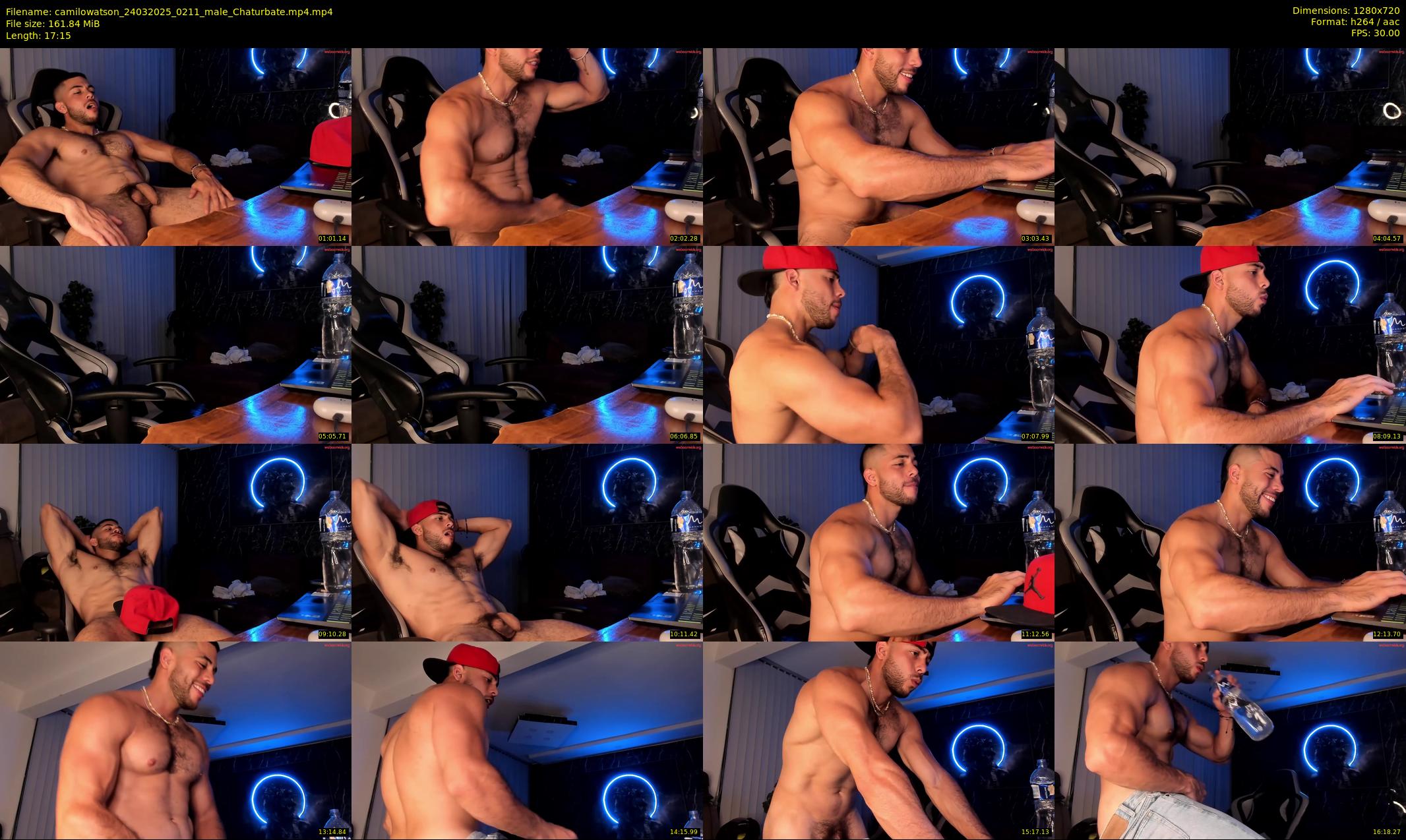 camilowatson — 18 minute Chaturbate male cam show recording, 720p, Mar 24, 2025