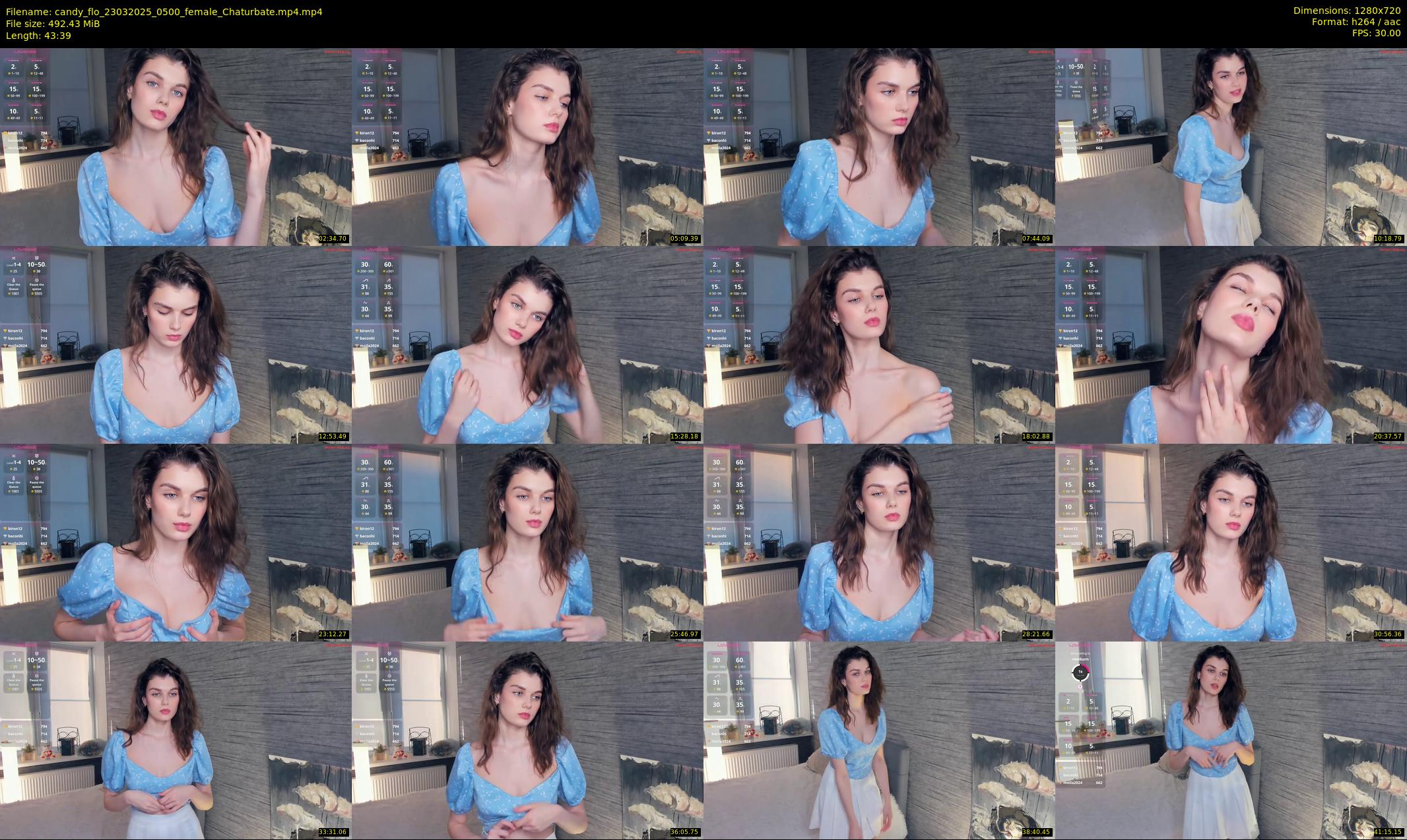 candy_flo — 44 minute Chaturbate female cam show recording, 720p, Mar 23, 2025