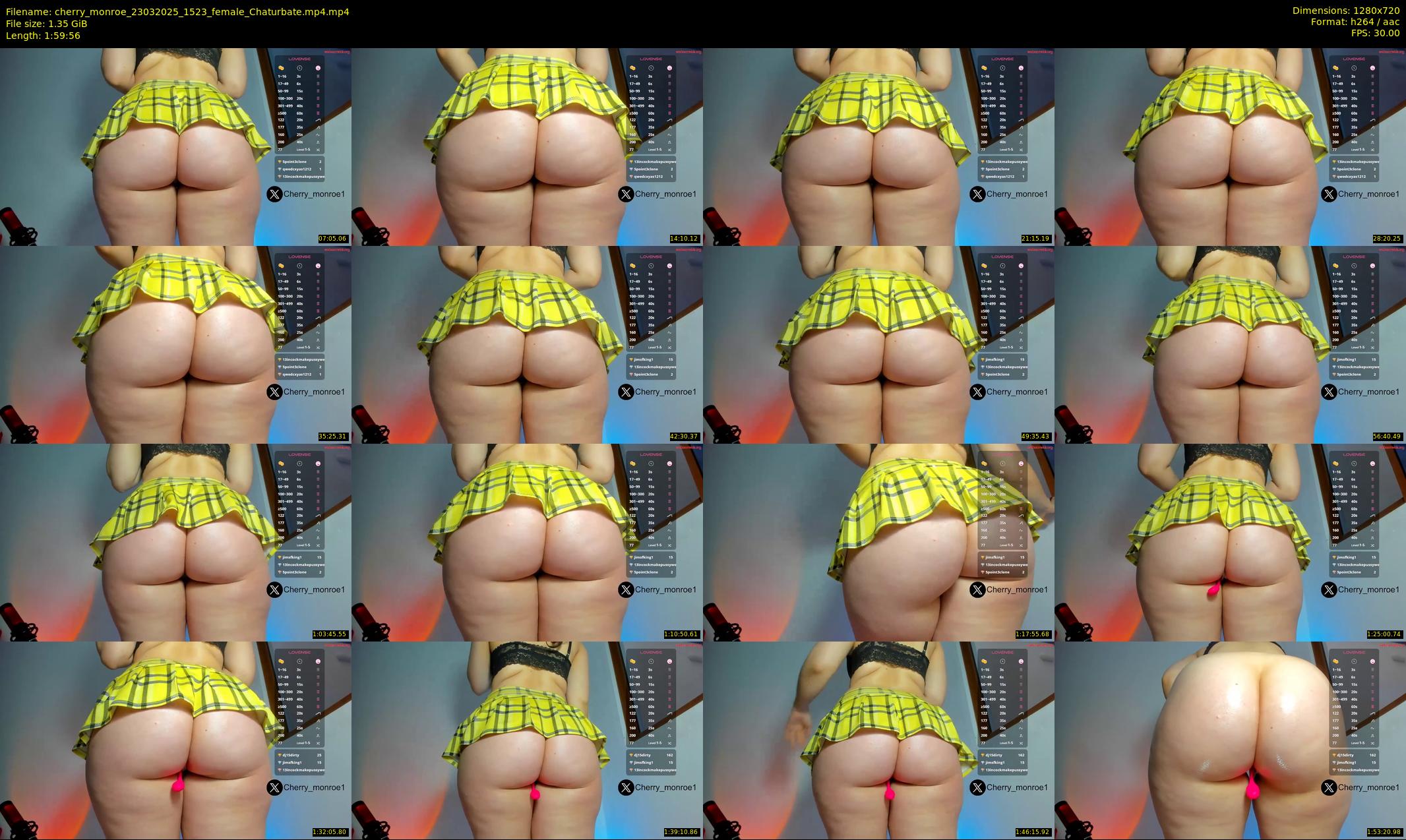 cherry_monroe — 120 minute Chaturbate female cam show recording, 720p, Mar 23, 2025