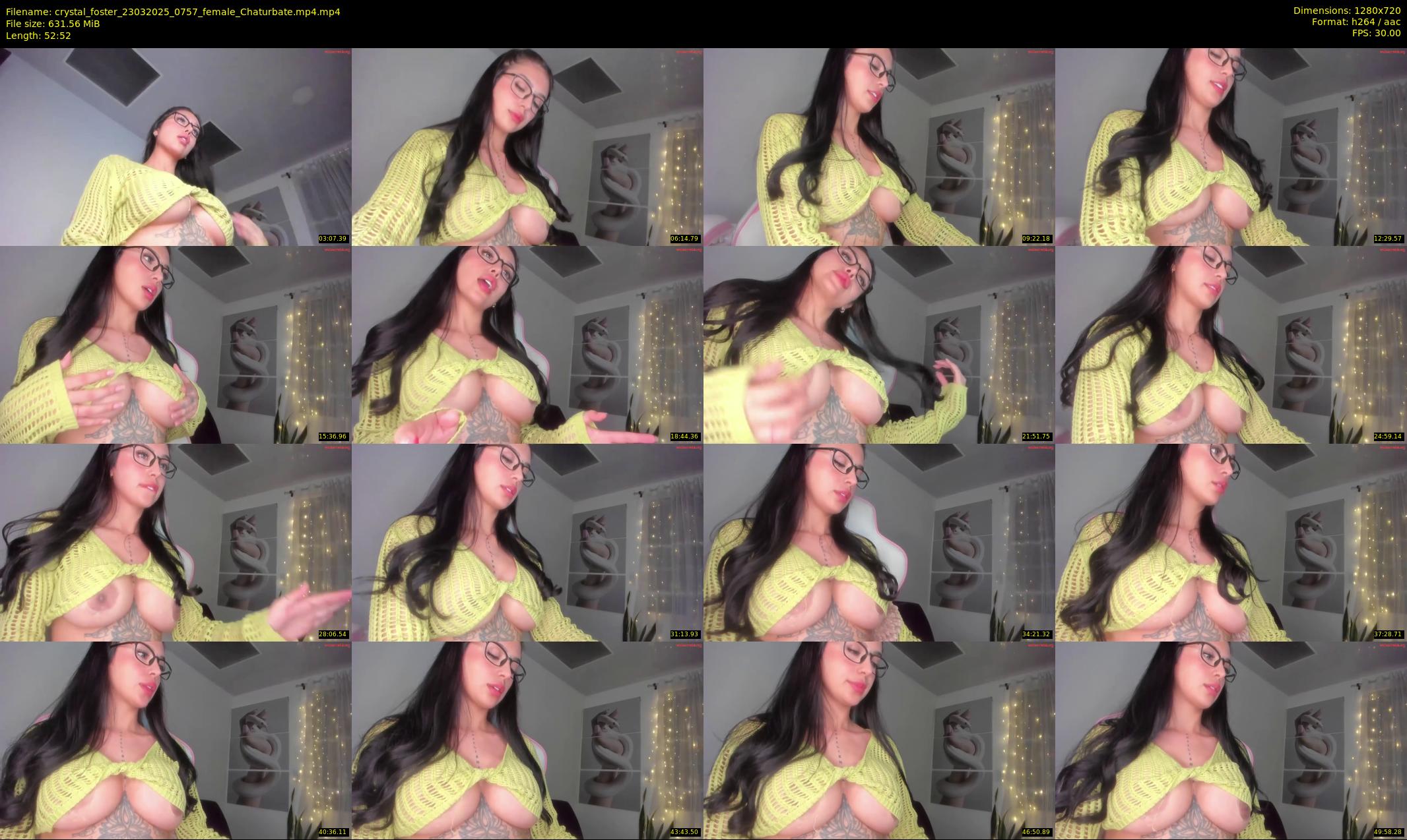 crystal_foster — 53 minute Chaturbate female cam show recording, 720p, Mar 23, 2025
