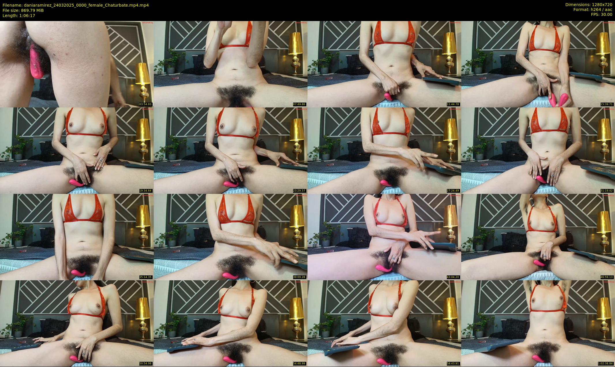 daniaramirez — 67 minute Chaturbate female cam show recording, 720p, Mar 24, 2025